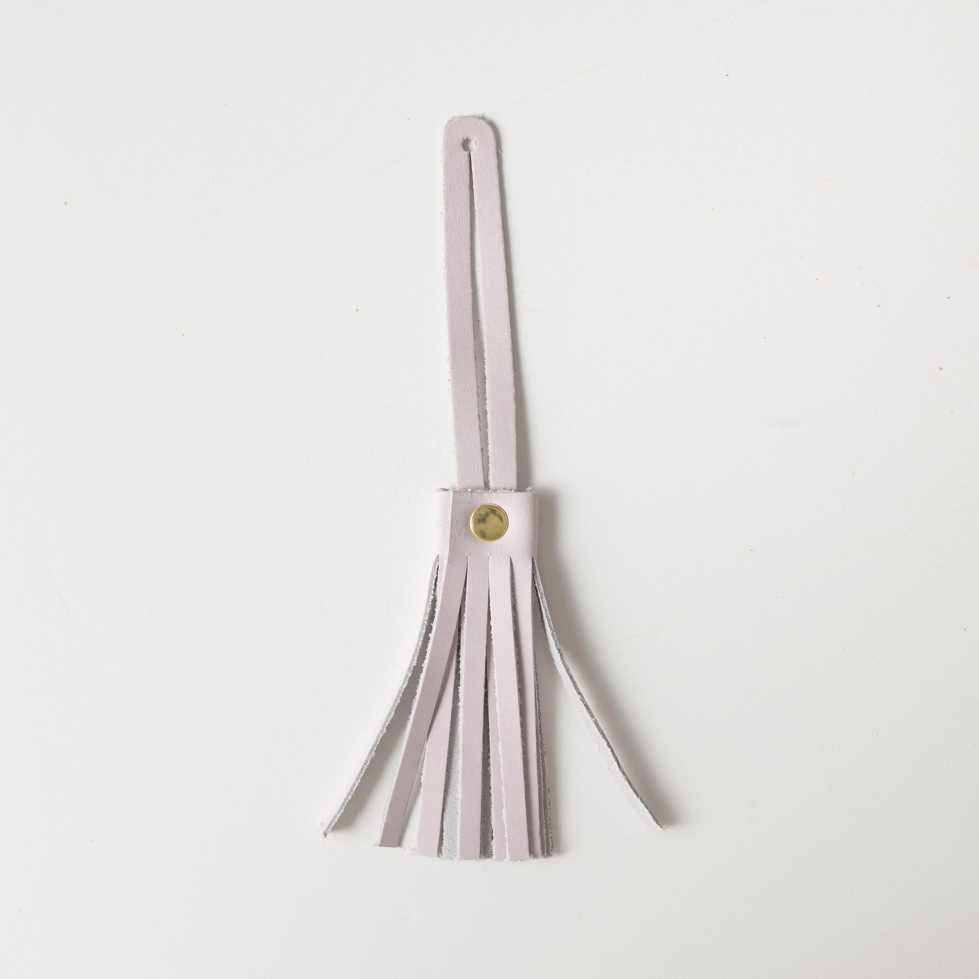 Pearl Leather Tassel- leather tassel keychain - KMM & Co.