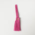 Pink Leather Tassel- leather tassel keychain - KMM & Co.
