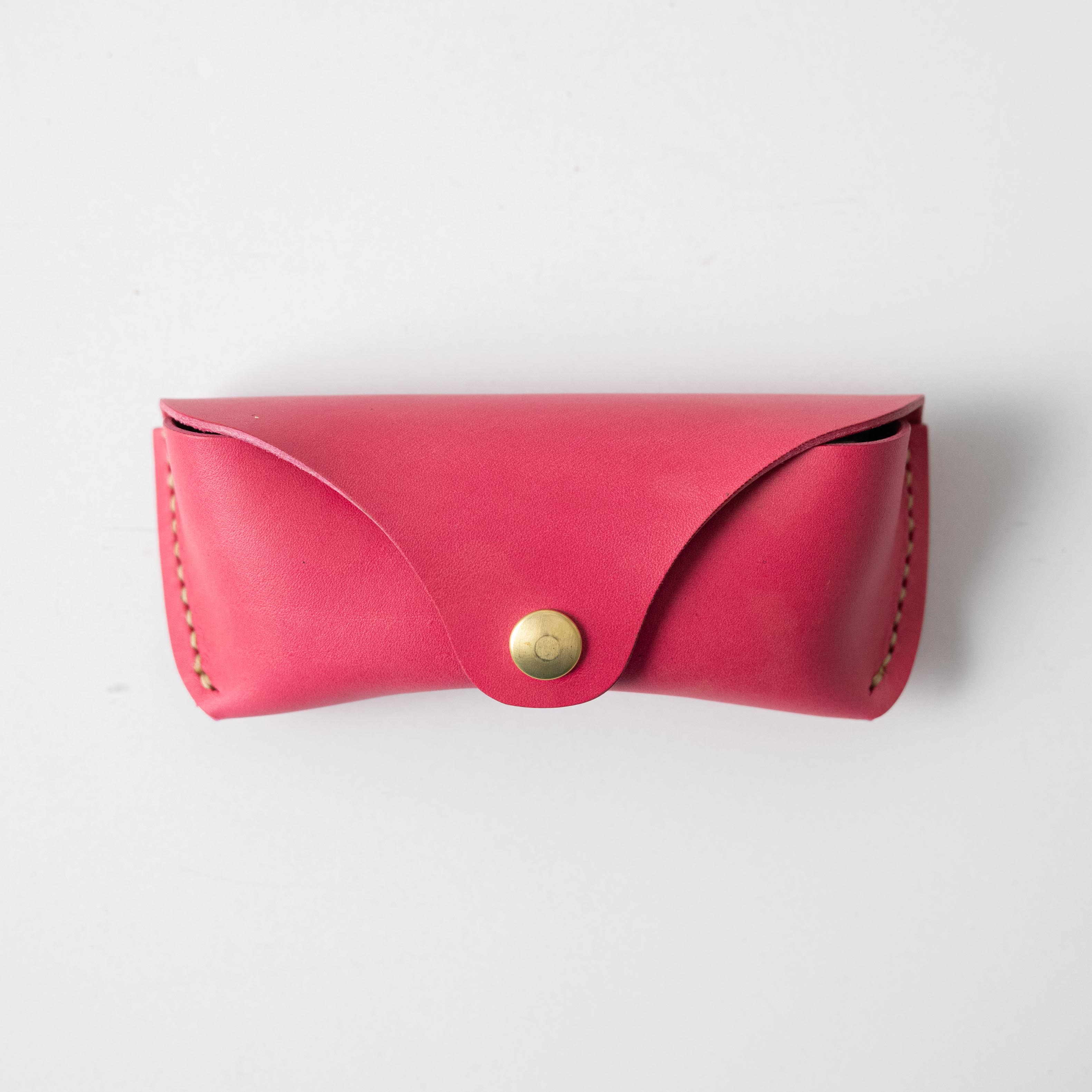 Pink Sunglasses Case- leather glasses case - KMM & Co.