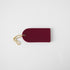 Purple Mini Leather Tag- personalized luggage tags - custom luggage tags - KMM & Co.