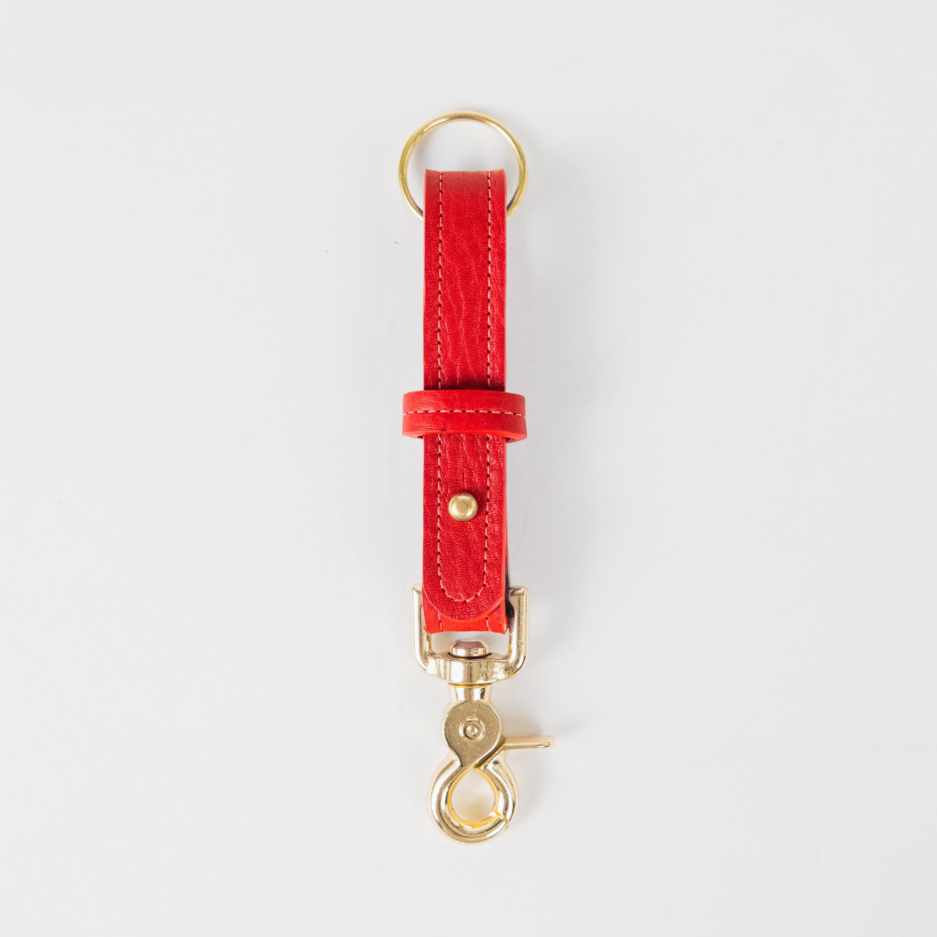 Red Cypress Key Lanyard- leather keychain for men and women - KMM & Co.