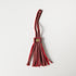 Red Kodiak Leather Tassel- leather tassel keychain - KMM & Co.