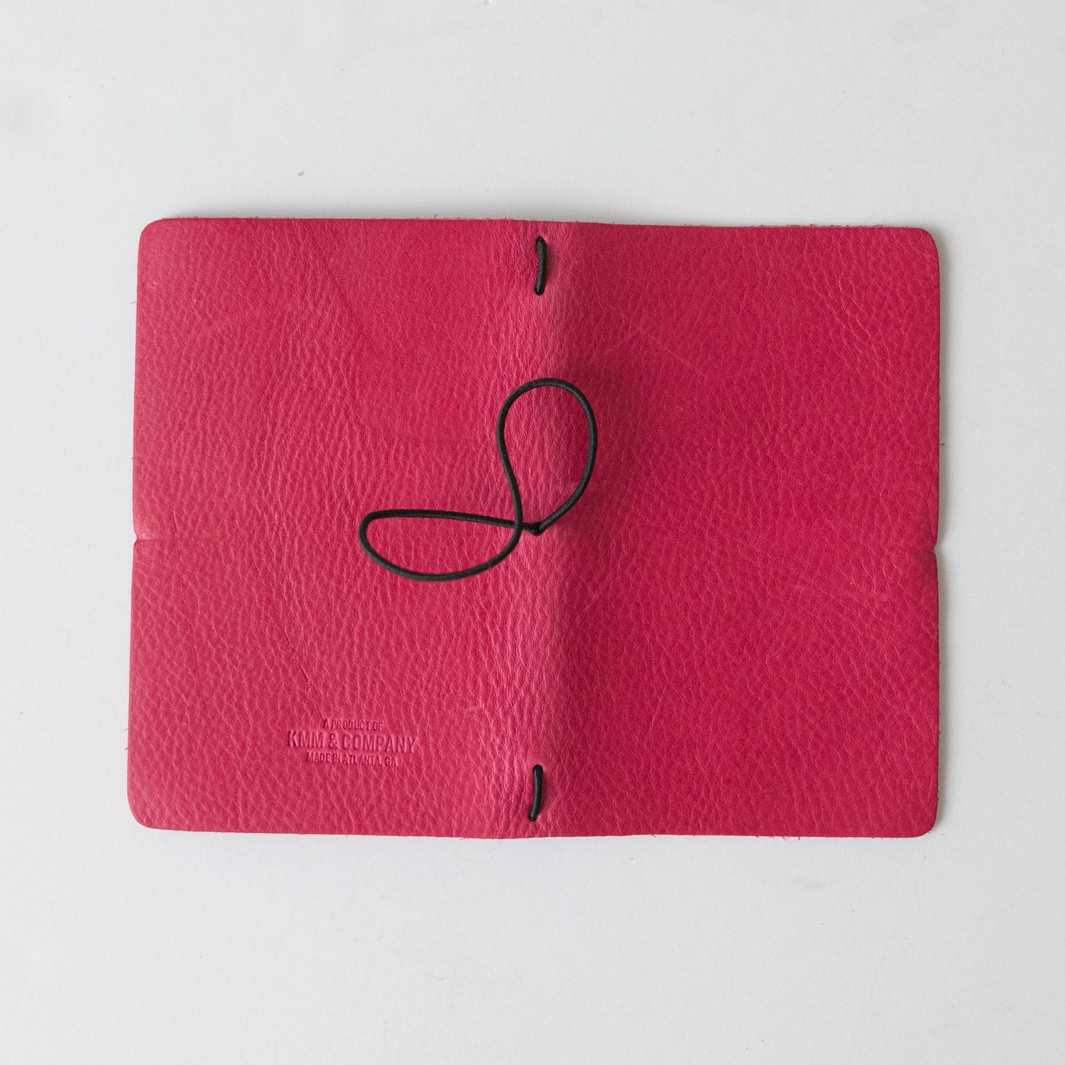 Rose Cypress Travel Notebook- leather journal - leather notebook - KMM & Co.