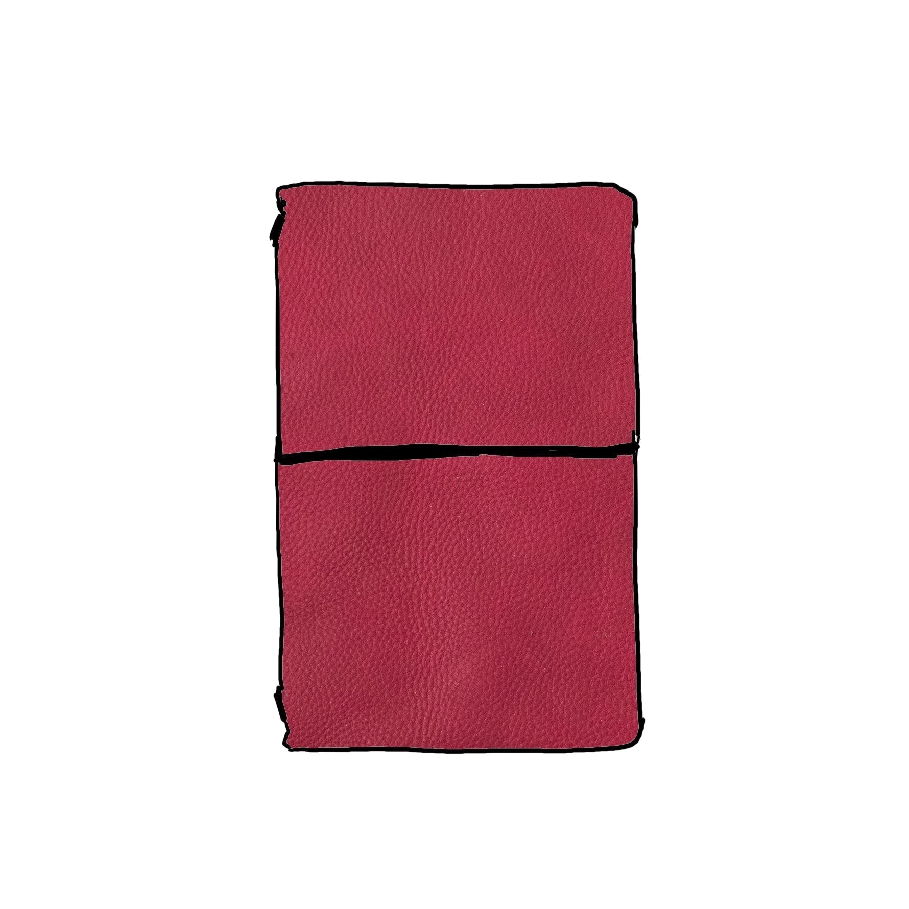 Rose Cypress Travel Notebook- leather journal - leather notebook - KMM & Co.