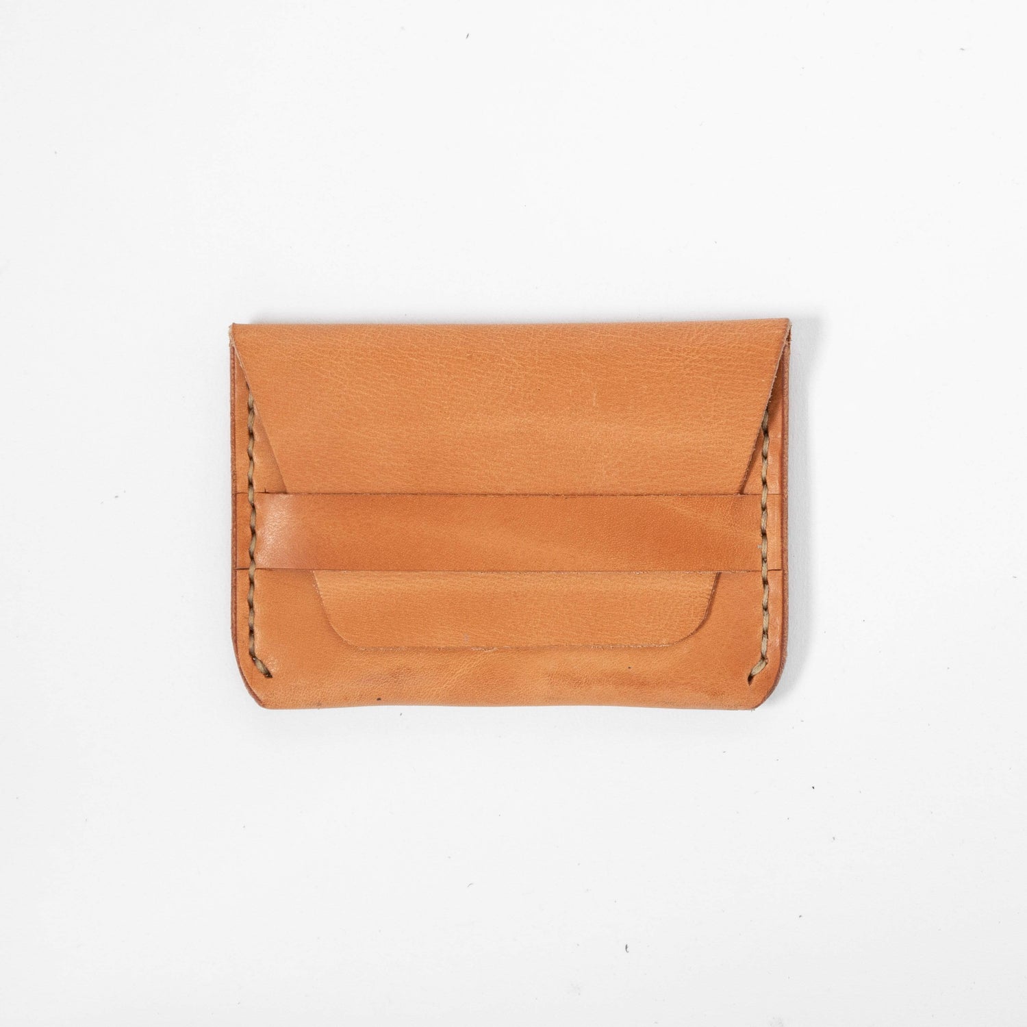 Russet Flap Wallet- mens leather wallet - handmade leather wallets at KMM & Co.