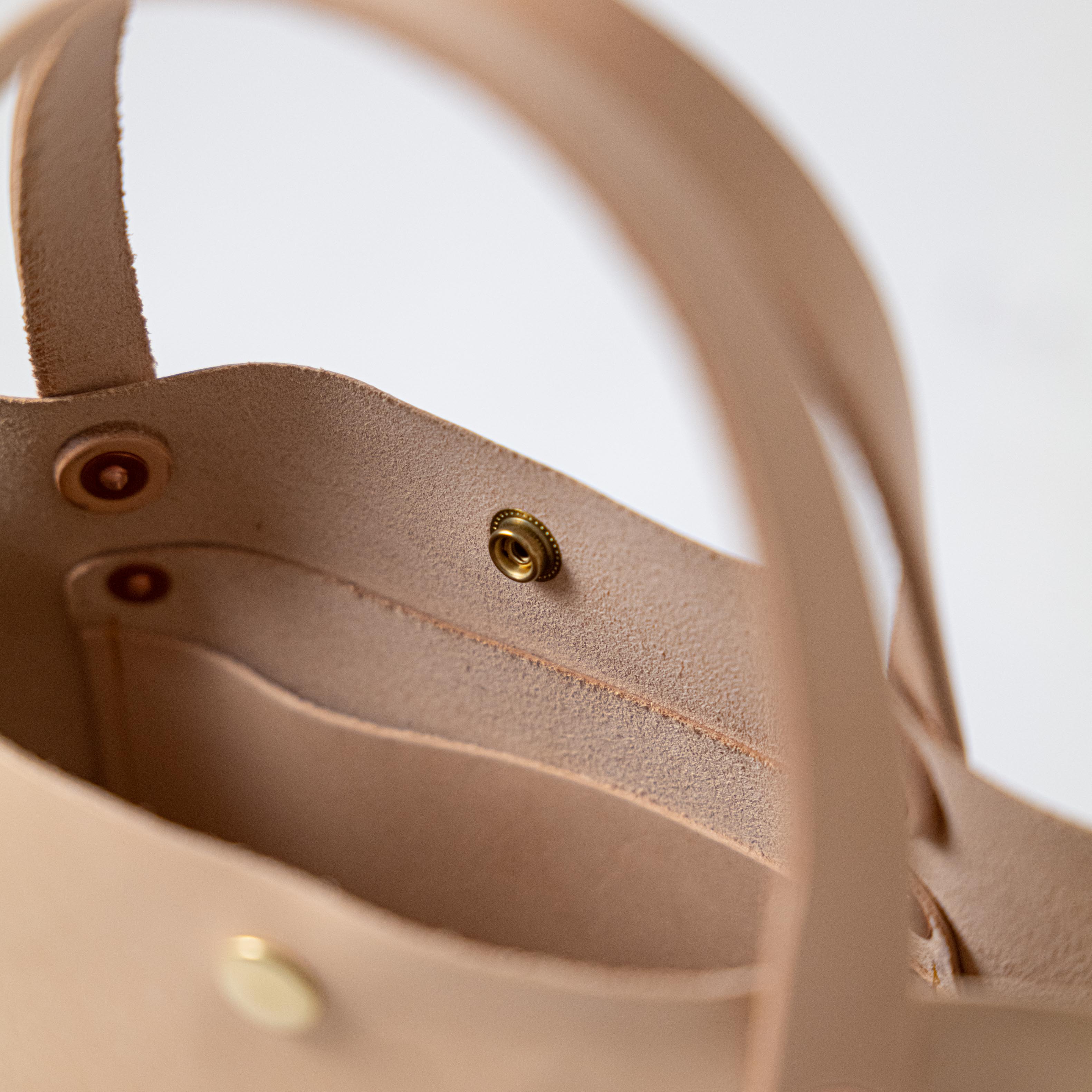 Rustic Vegetable Tanned Mini Tote