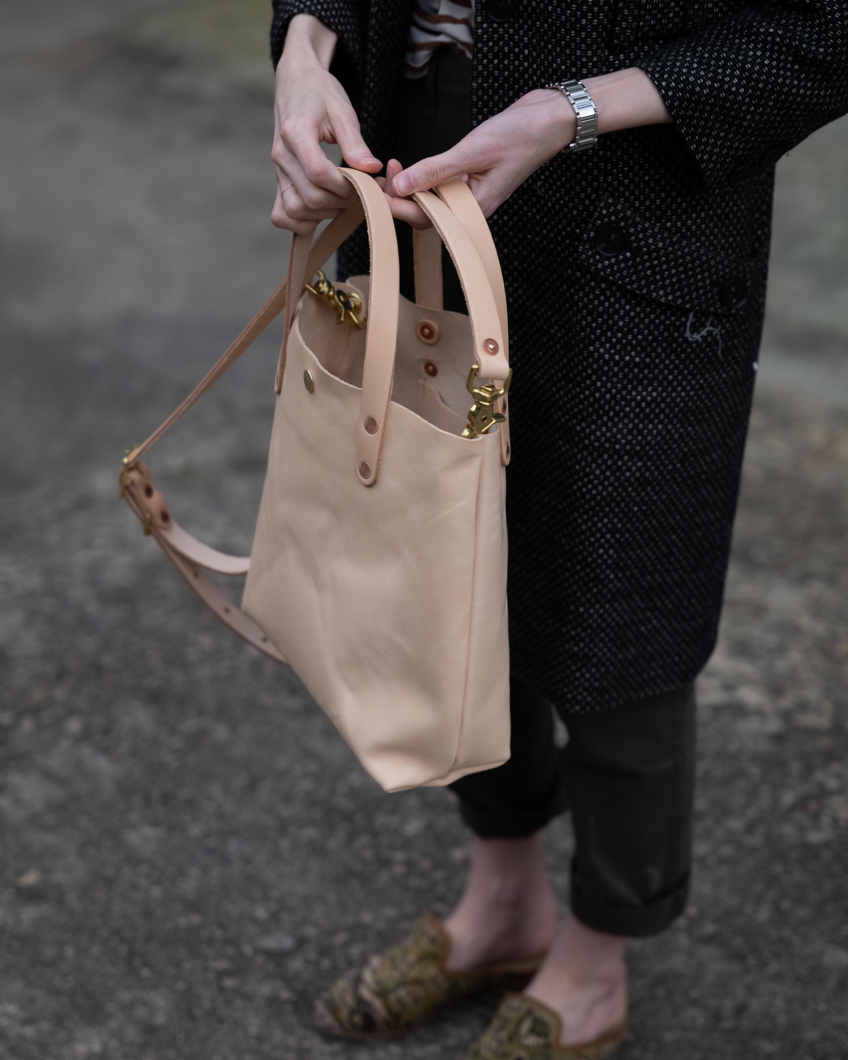 Rustic Vegetable Tanned Mini Tote