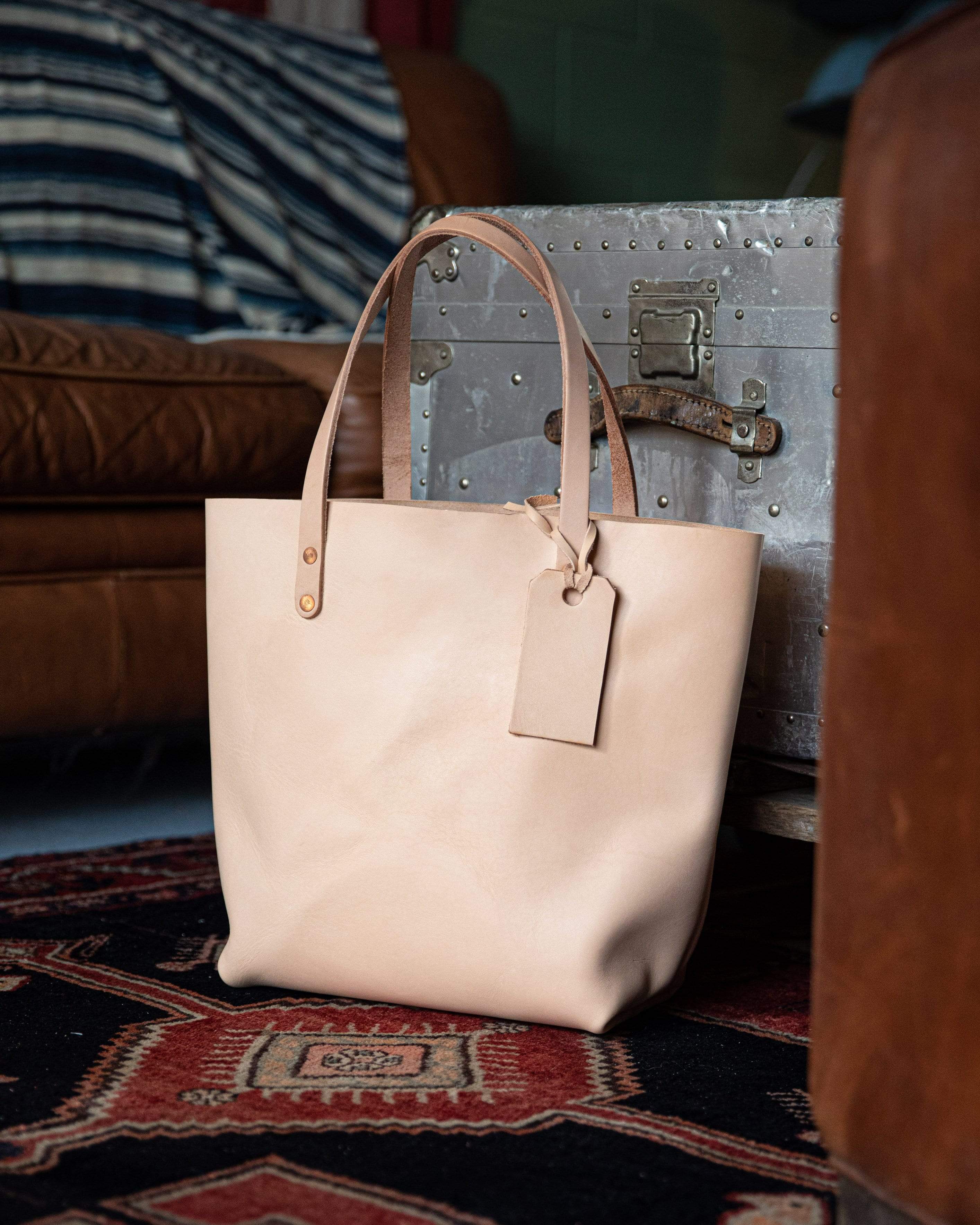 Rustic Vegetable Tanned Tote