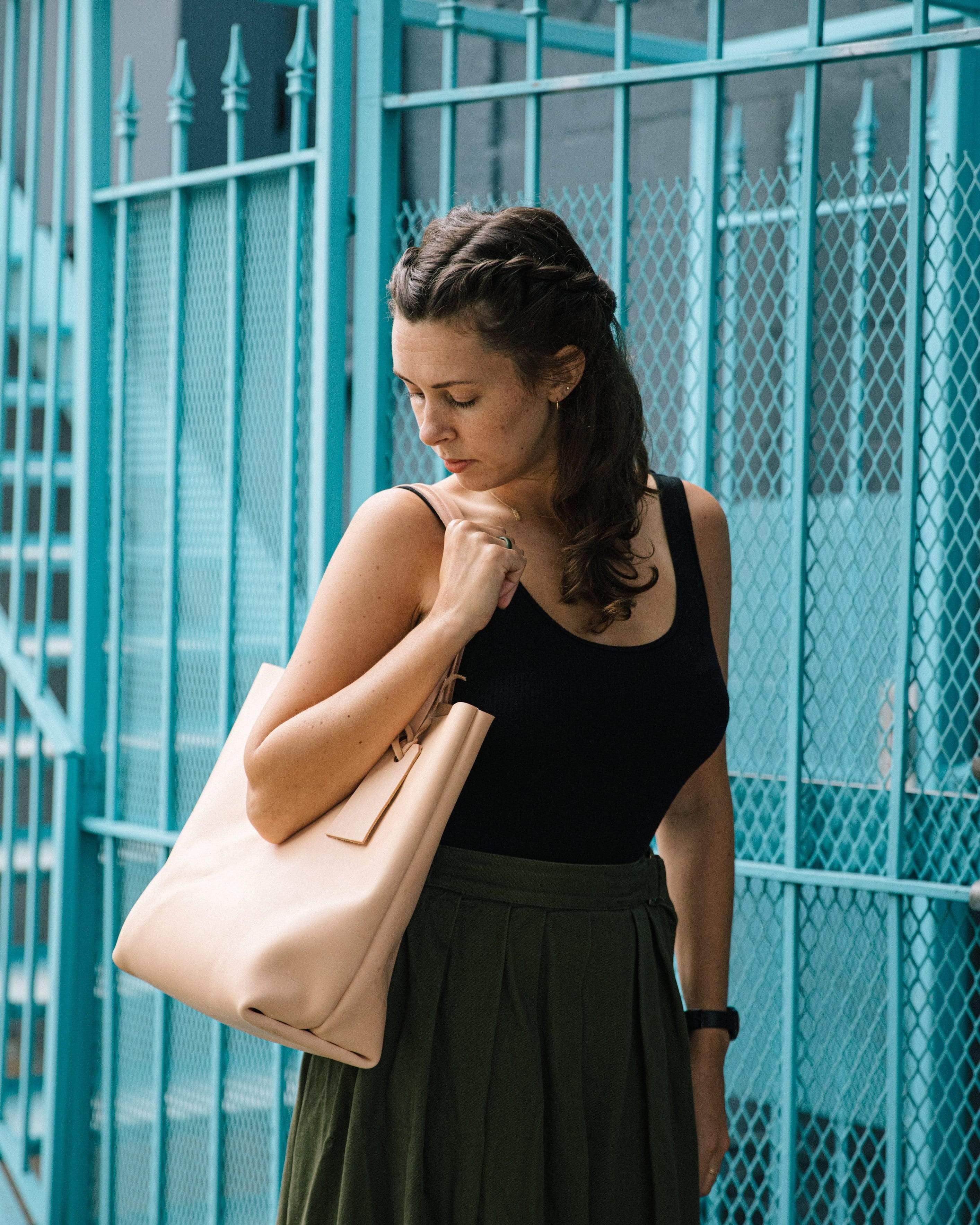 Rustic Vegetable Tanned Tote