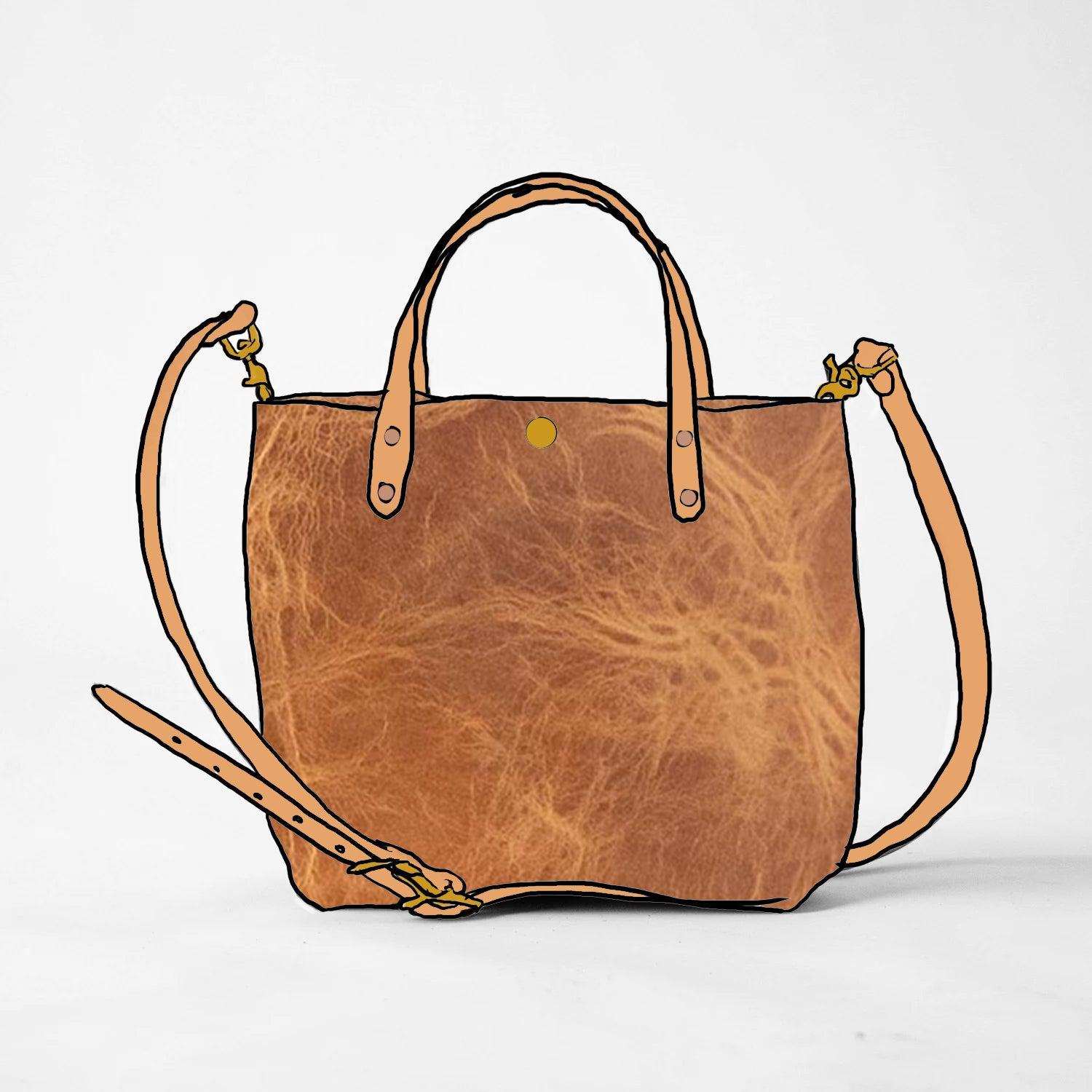 S&D Natural Derby Mini Tote