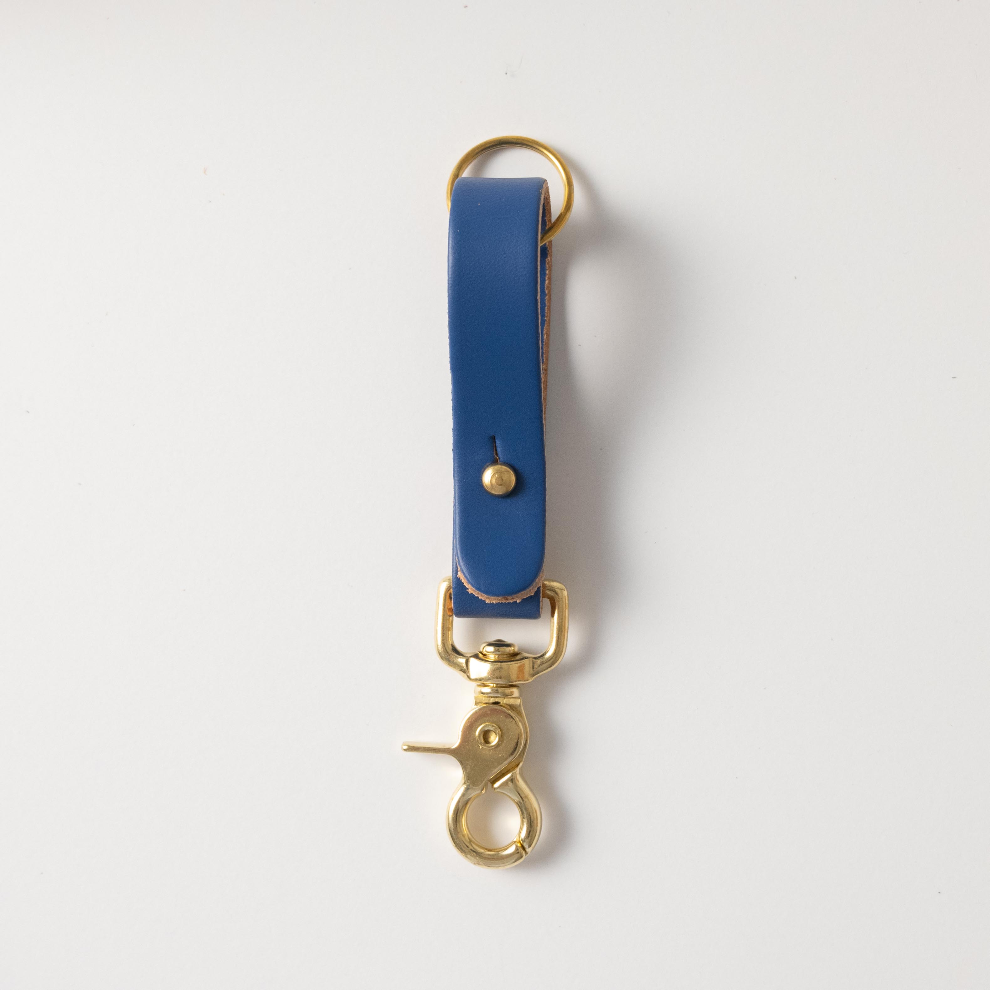 Sapphire Key Lanyard- leather keychain for men and women - KMM & Co.