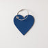 Sapphire Leather Heart Tag- personalized luggage tags - custom luggage tags - KMM & Co.