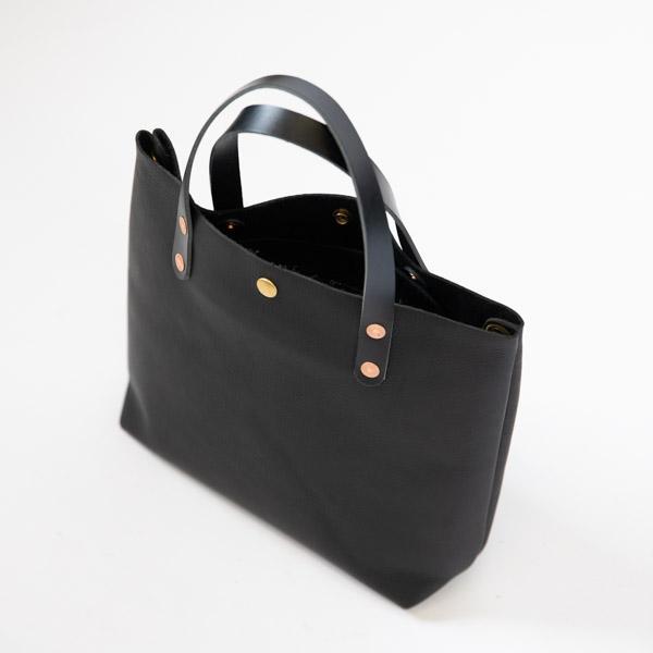 Scratch-and-Dent Black Kodiak Mini Tote- black small tote bags handmade in America