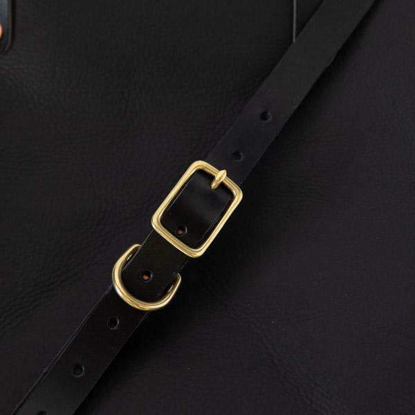 Scratch-and-Dent Black Kodiak Mini Tote- black small tote bags handmade in America