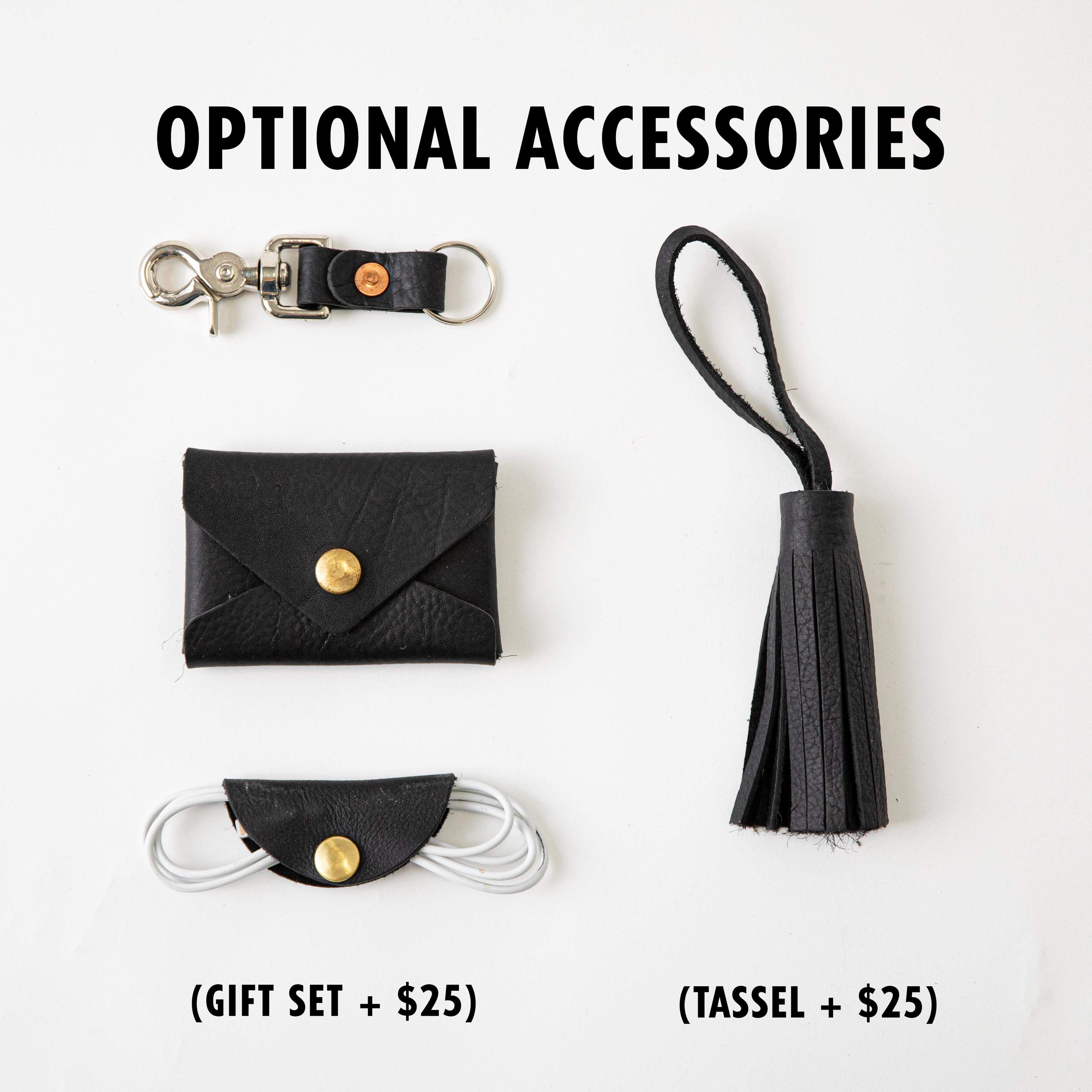 Scratch-and-Dent Black Kodiak Mini Tote- black small tote bags handmade in America