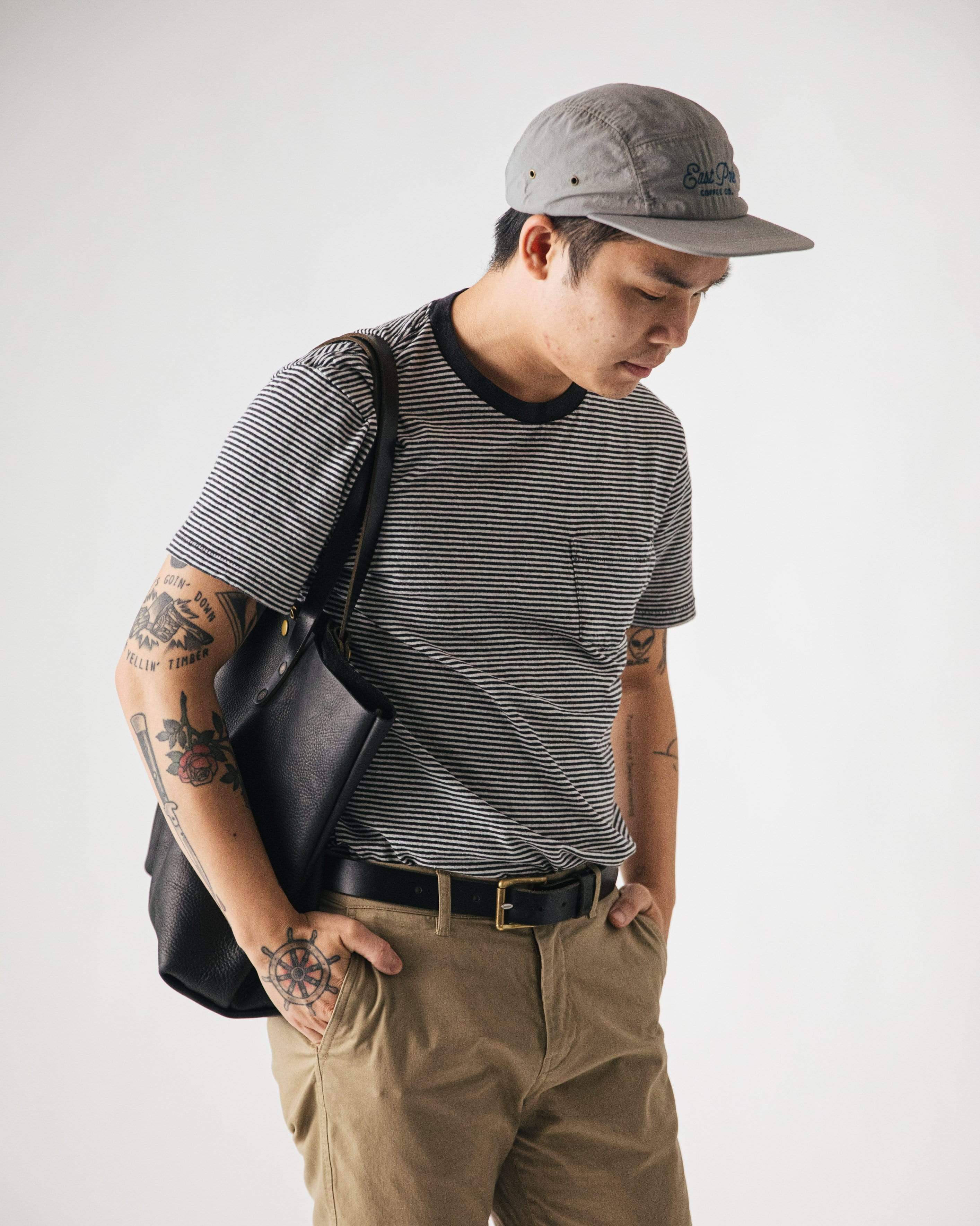 Scratch-and-Dent Black Kodiak Tote- black tote bag handmade in America