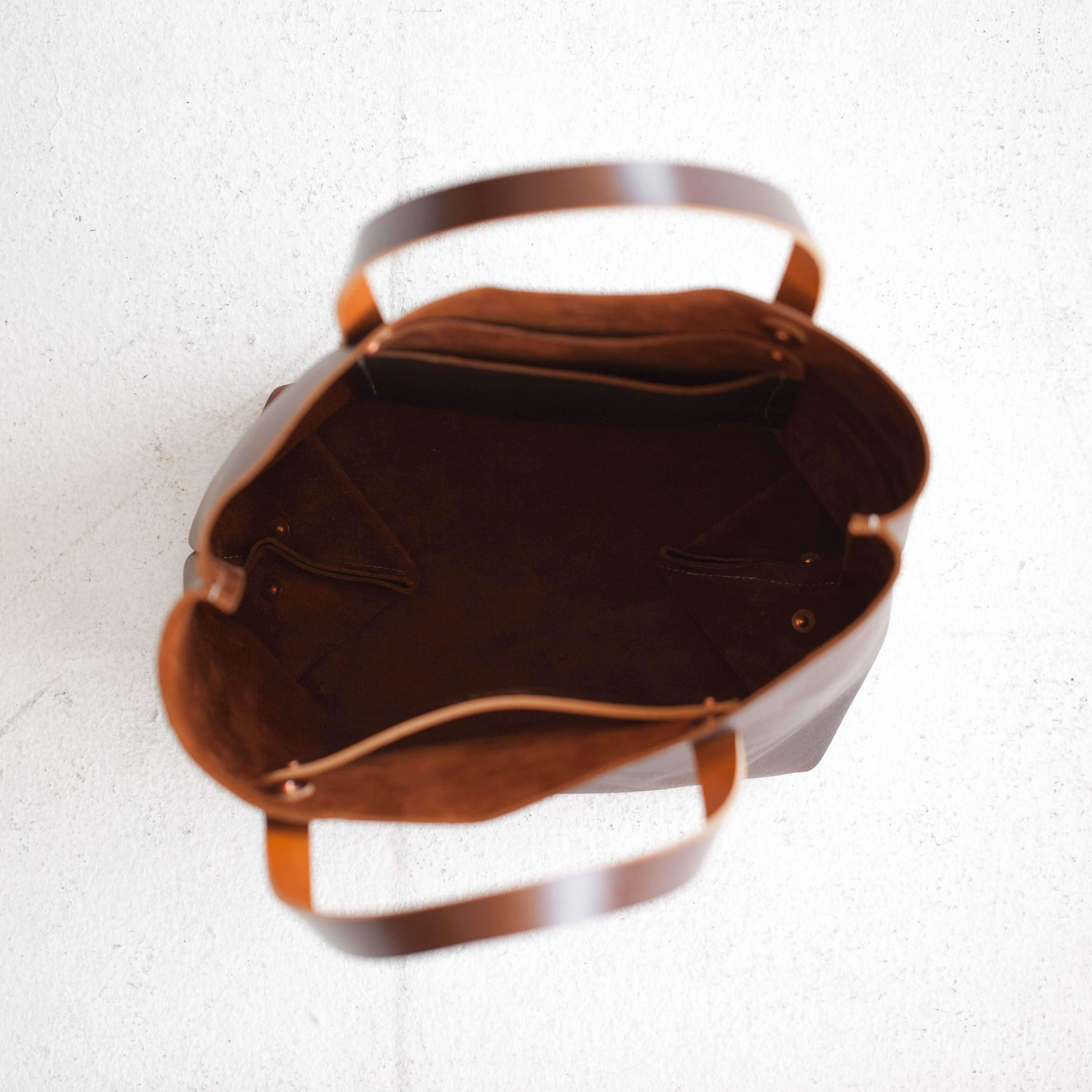 Scratch-and-Dent Brown Kodiak Tote- brown tote bag handmade in America