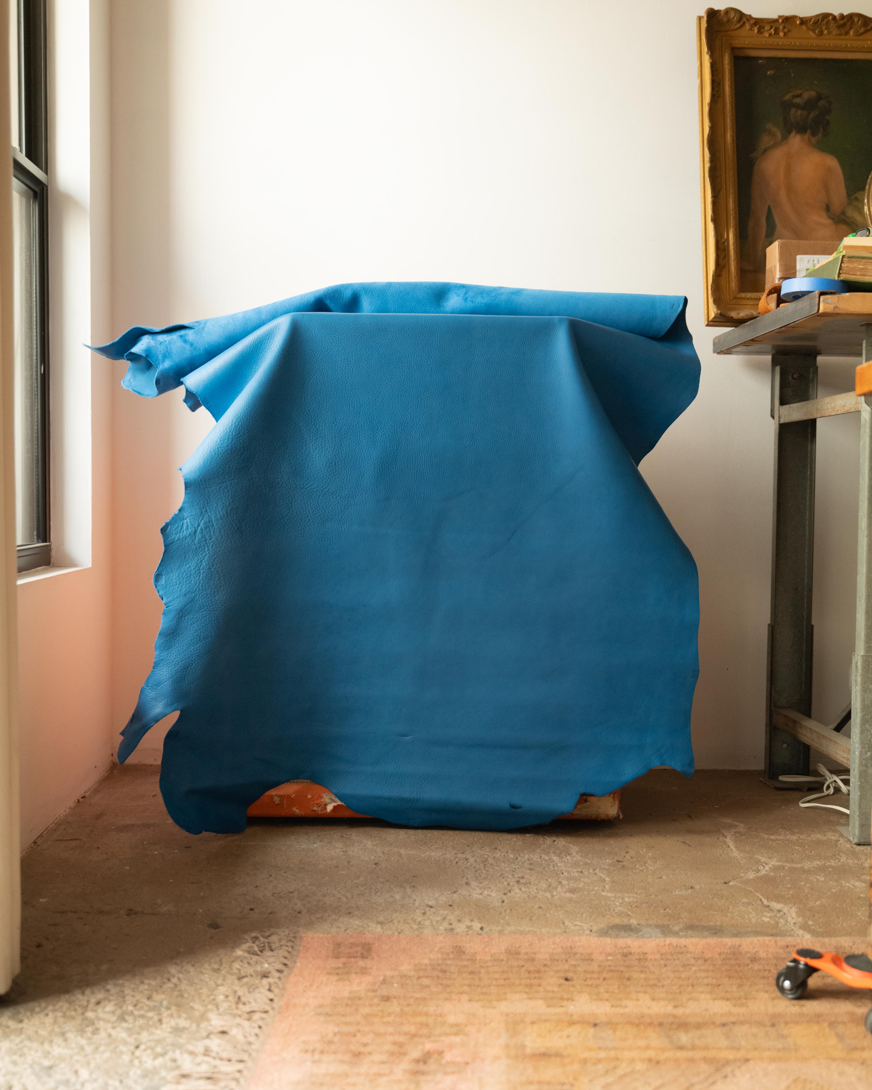 Scratch-and-Dent Cerulean Cypress Tote