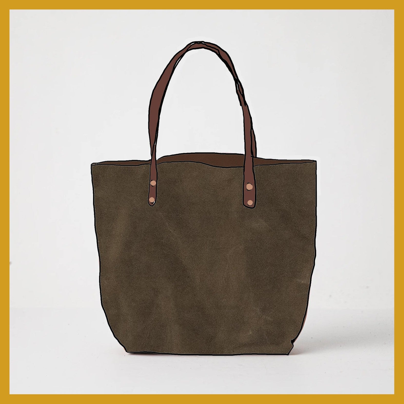 Scratch-and-Dent Forest Green Tote