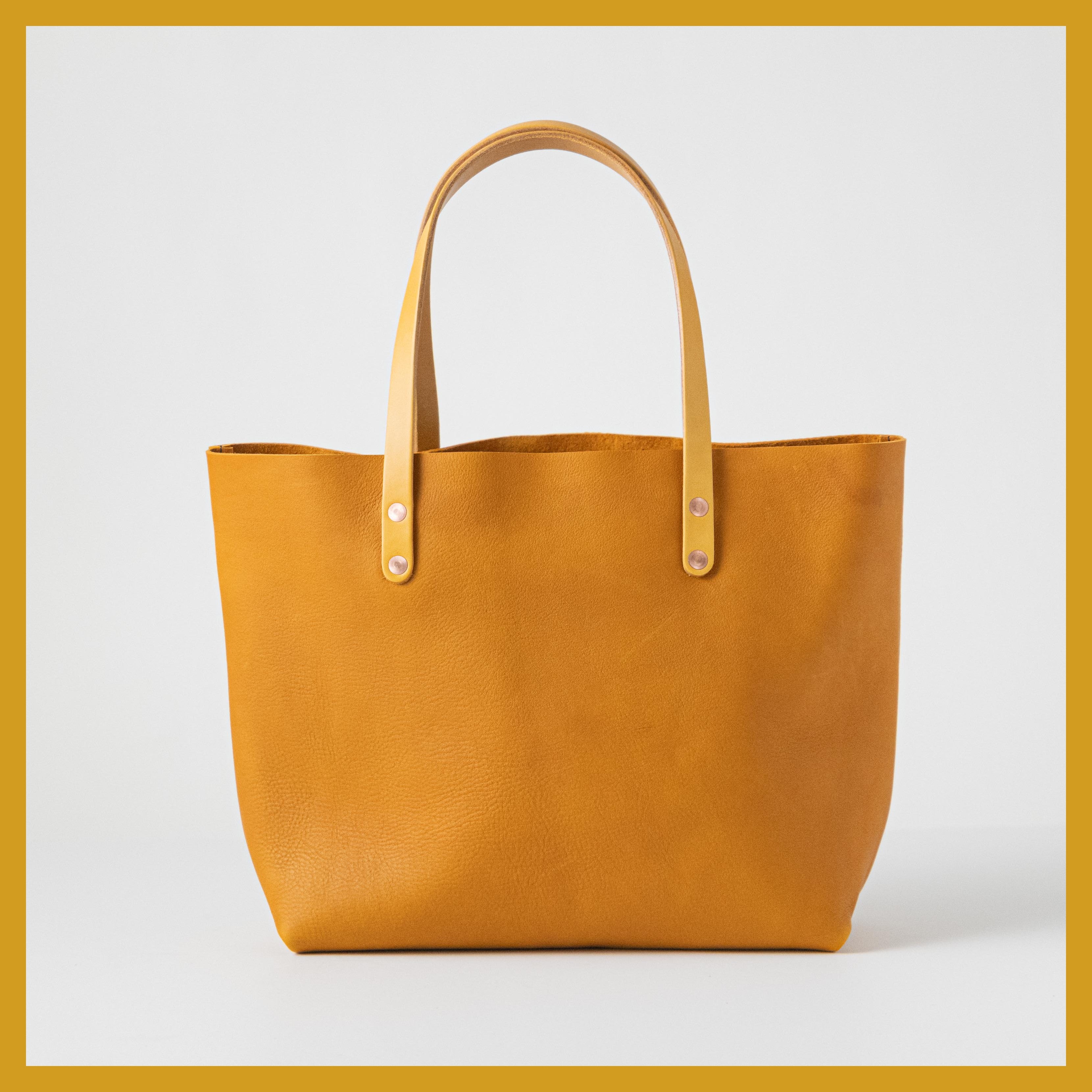 Scratch-and-Dent Marigold Cypress East West Tote