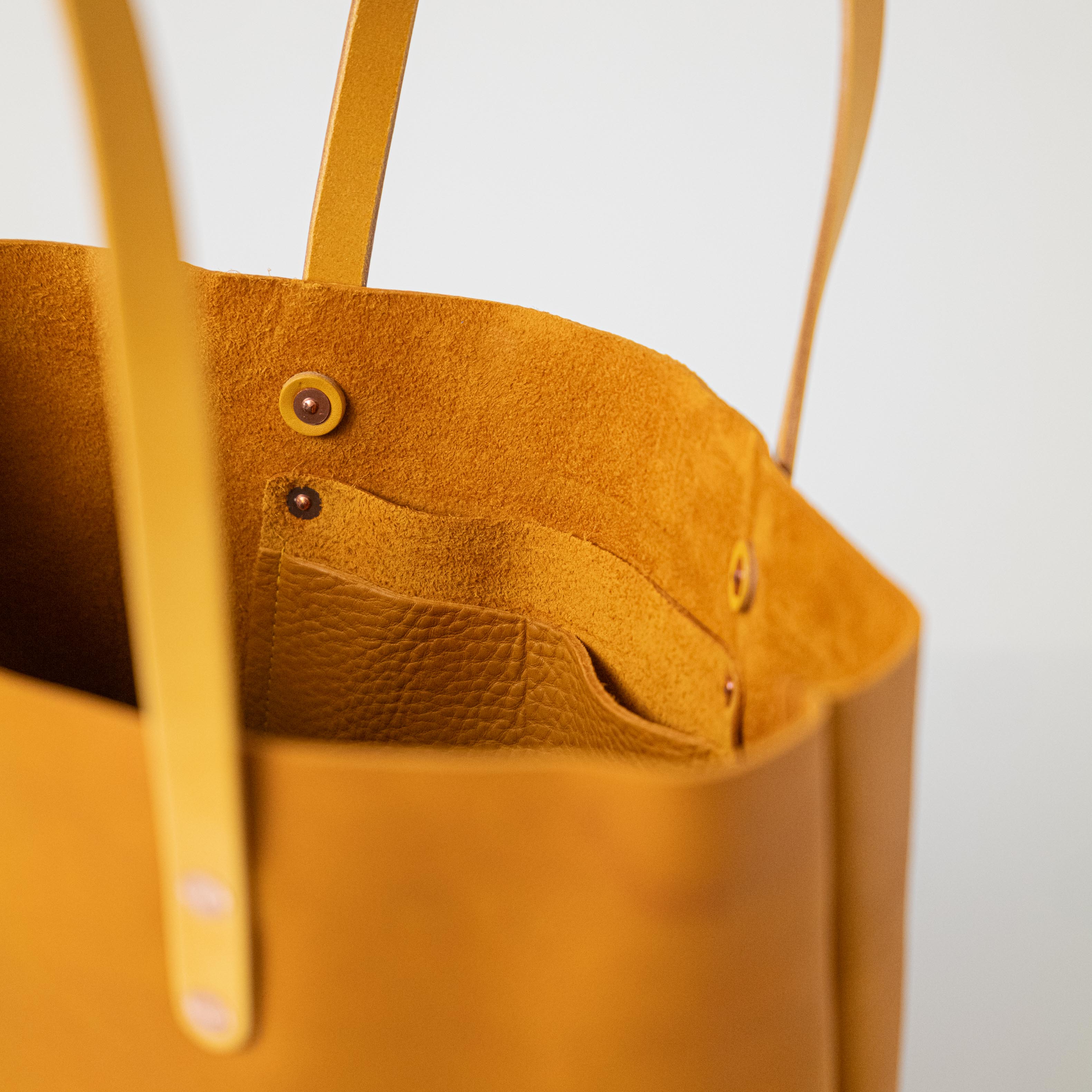 Scratch-and-Dent Marigold Cypress East West Tote