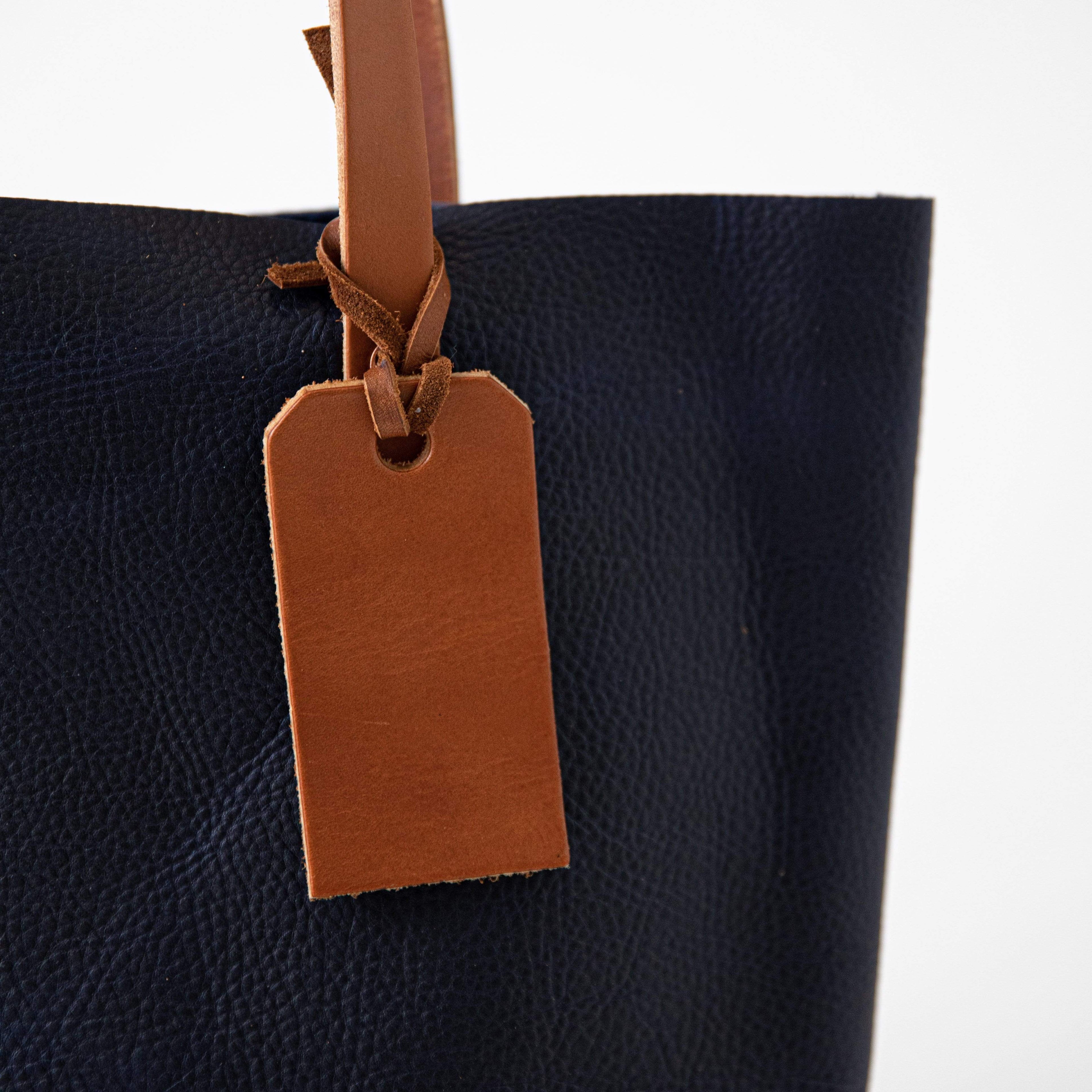 Scratch-and-Dent Navy Kodiak Tote- blue handbag handmade in America