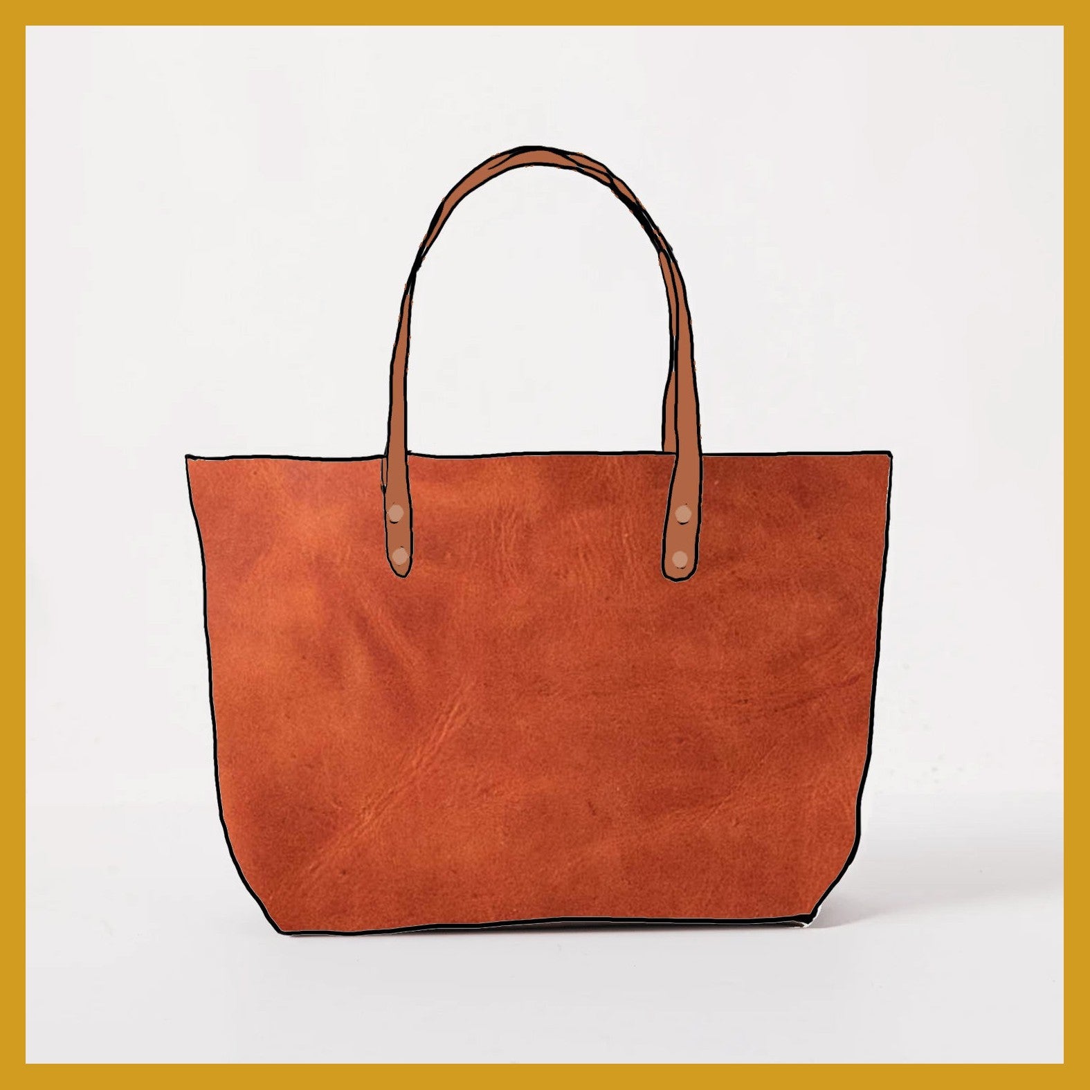 Scratch-and-Dent Paprika East West Tote