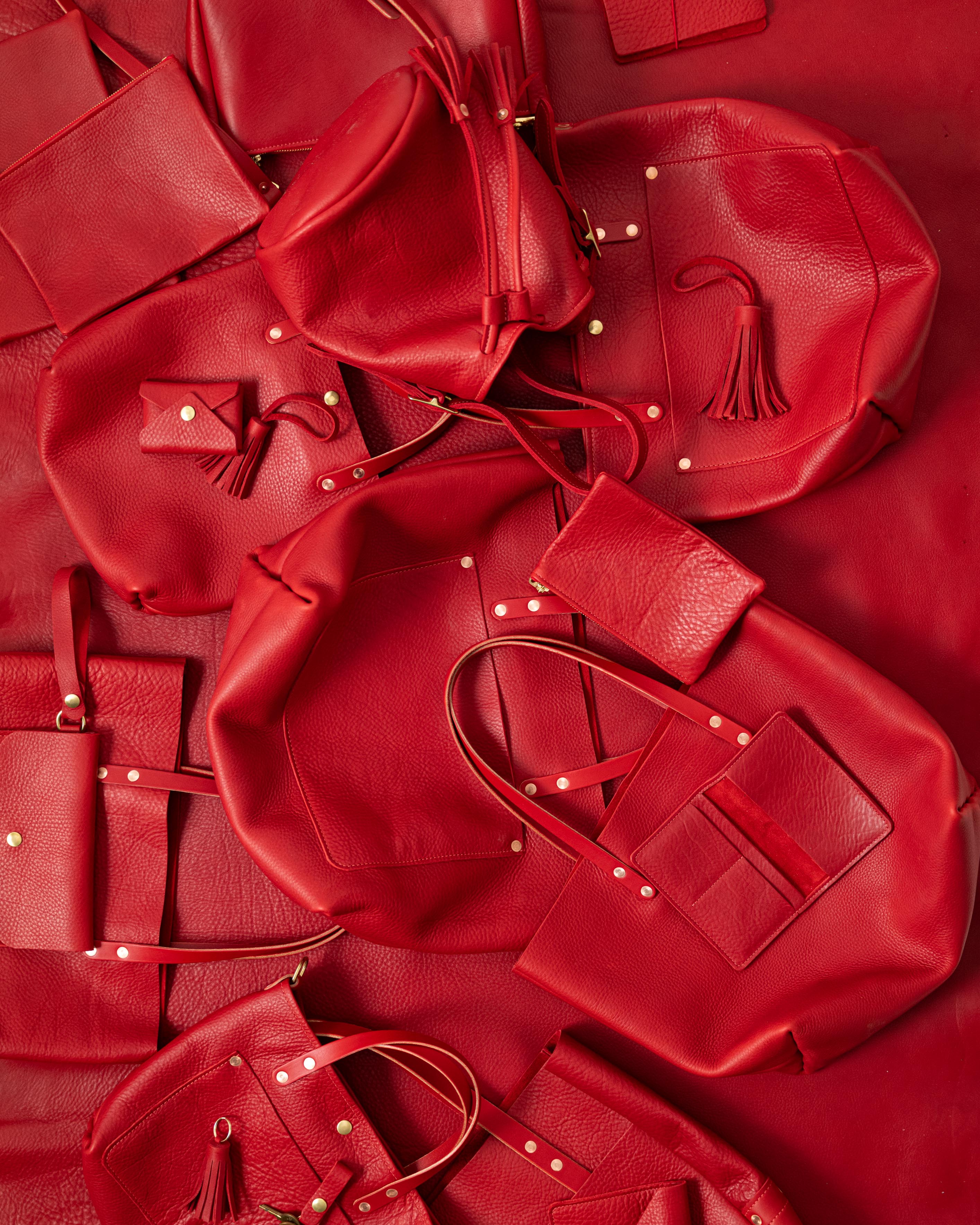 Scratch-and-Dent Red Cypress Tote