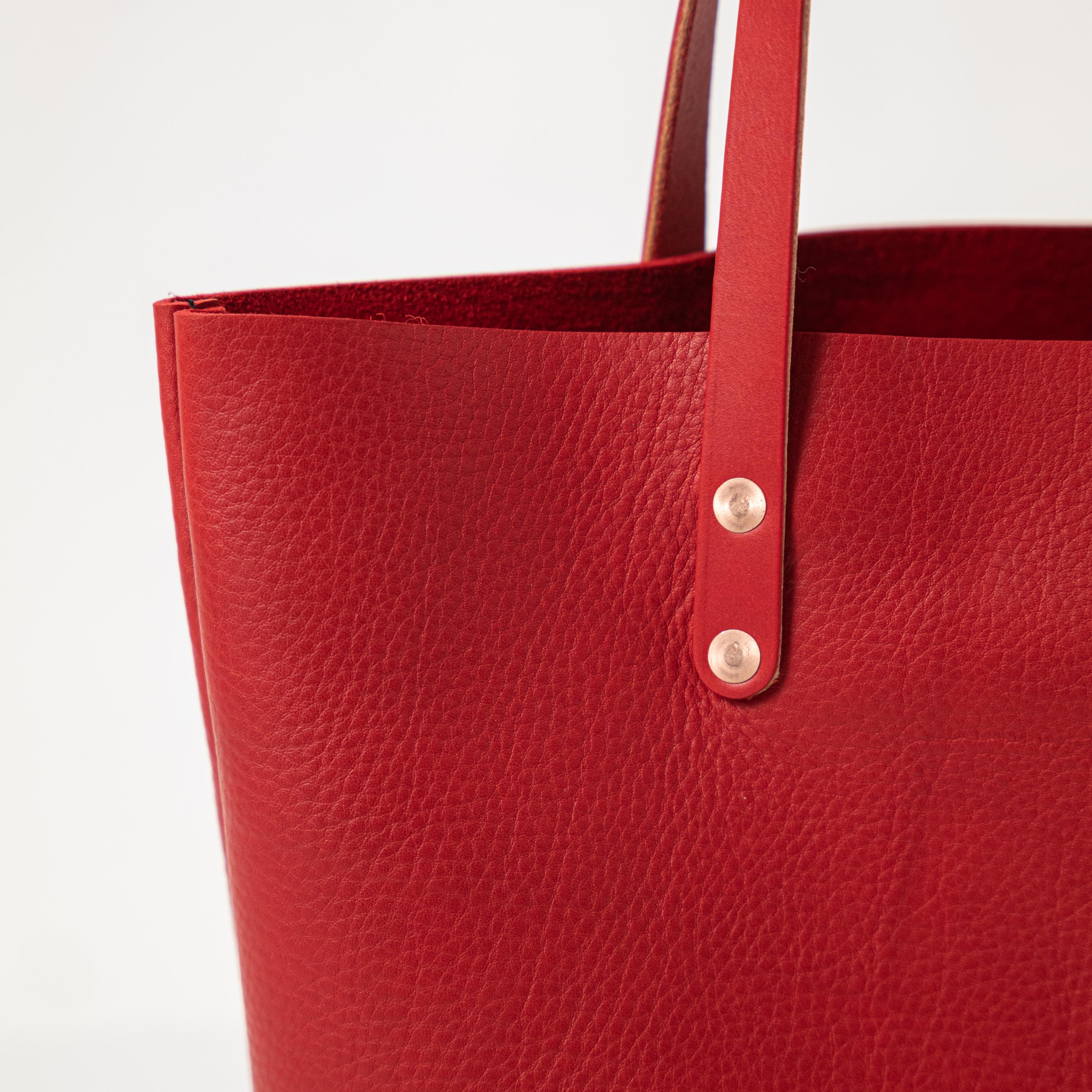 Scratch-and-Dent Red Cypress Tote