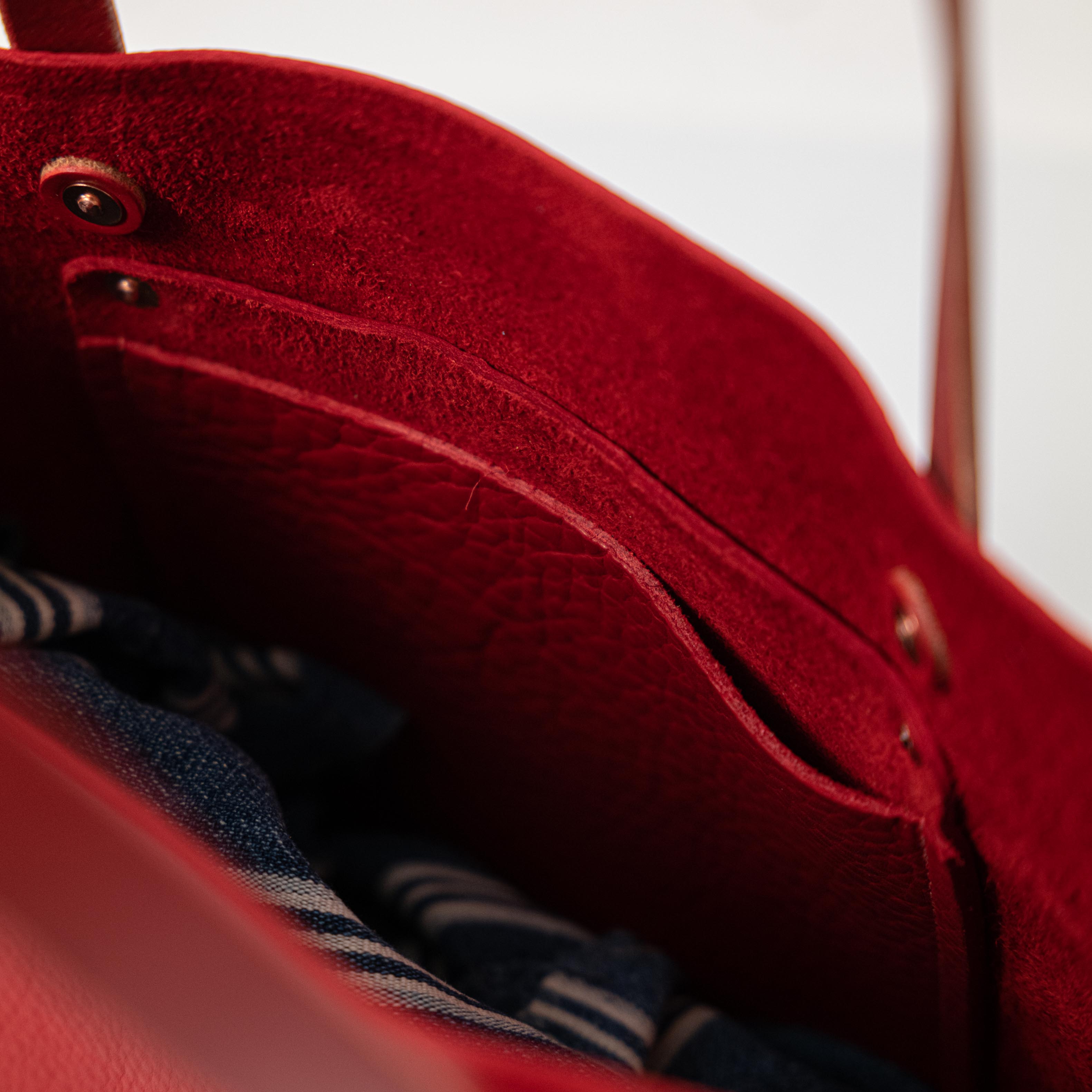 Scratch-and-Dent Red Cypress Tote
