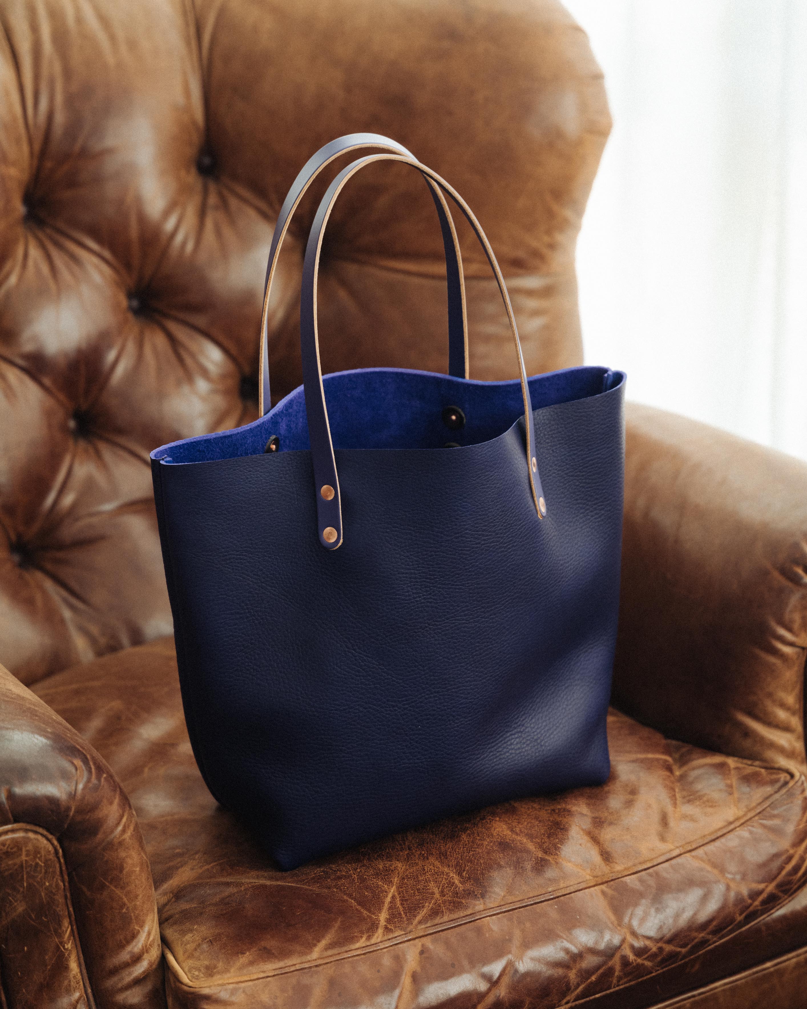 Scratch-and-Dent Violet Cypress Tote