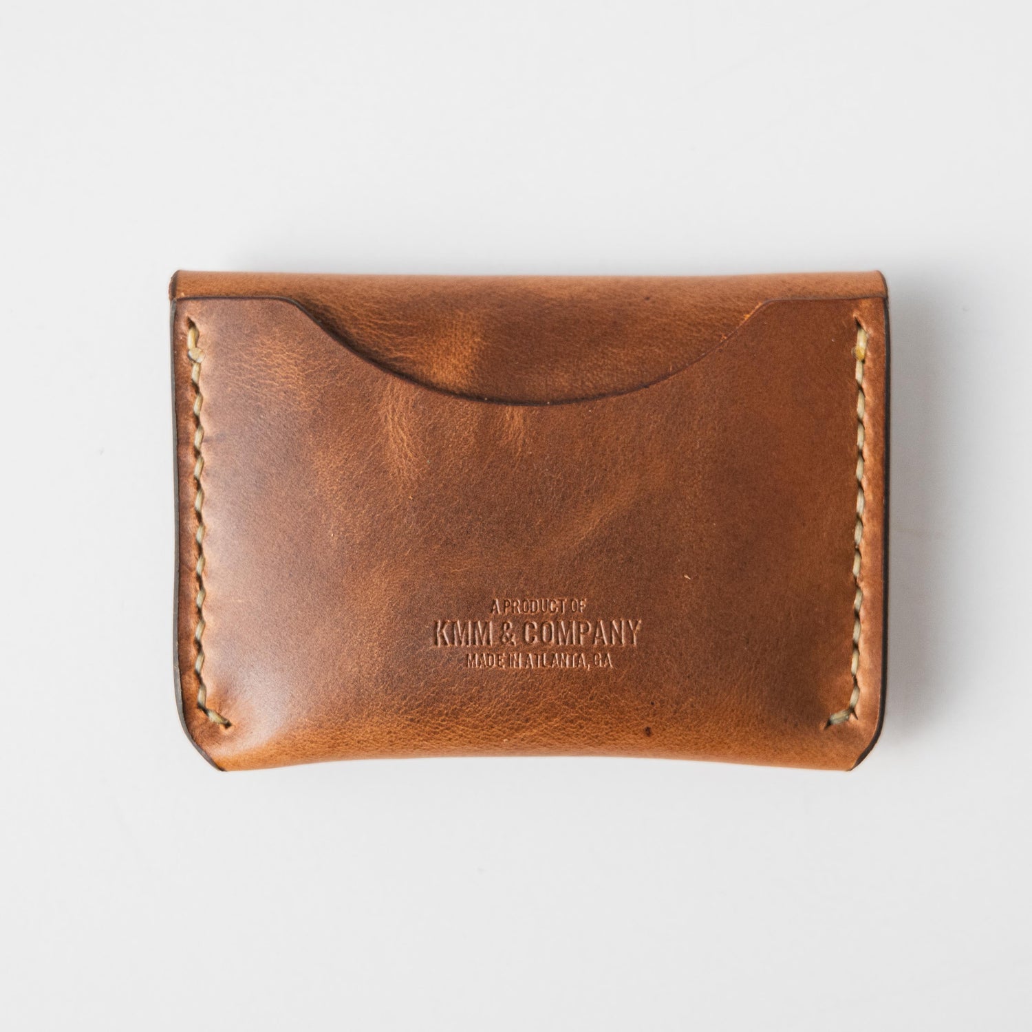 Sesame Double Shot Flap Wallet- mens leather wallet - handmade leather wallets at KMM & Co.