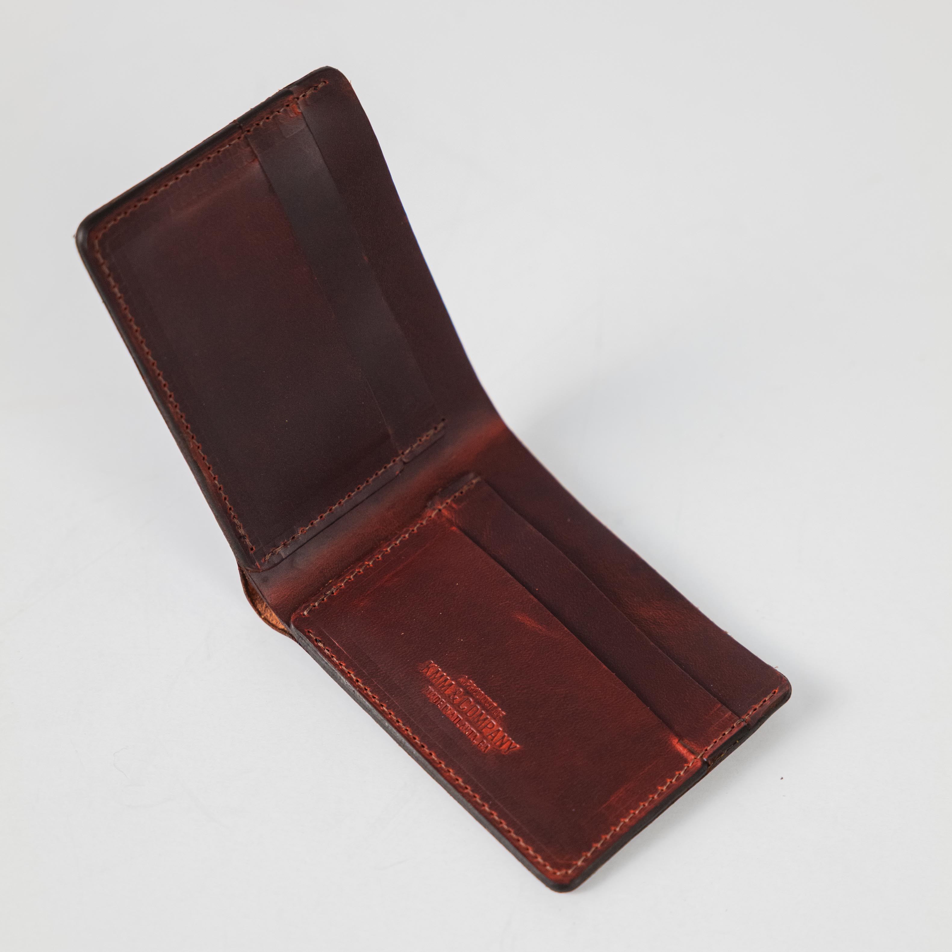 Timber Roanoke Billfold- leather billfold wallet - mens leather bifold wallet - KMM & Co.