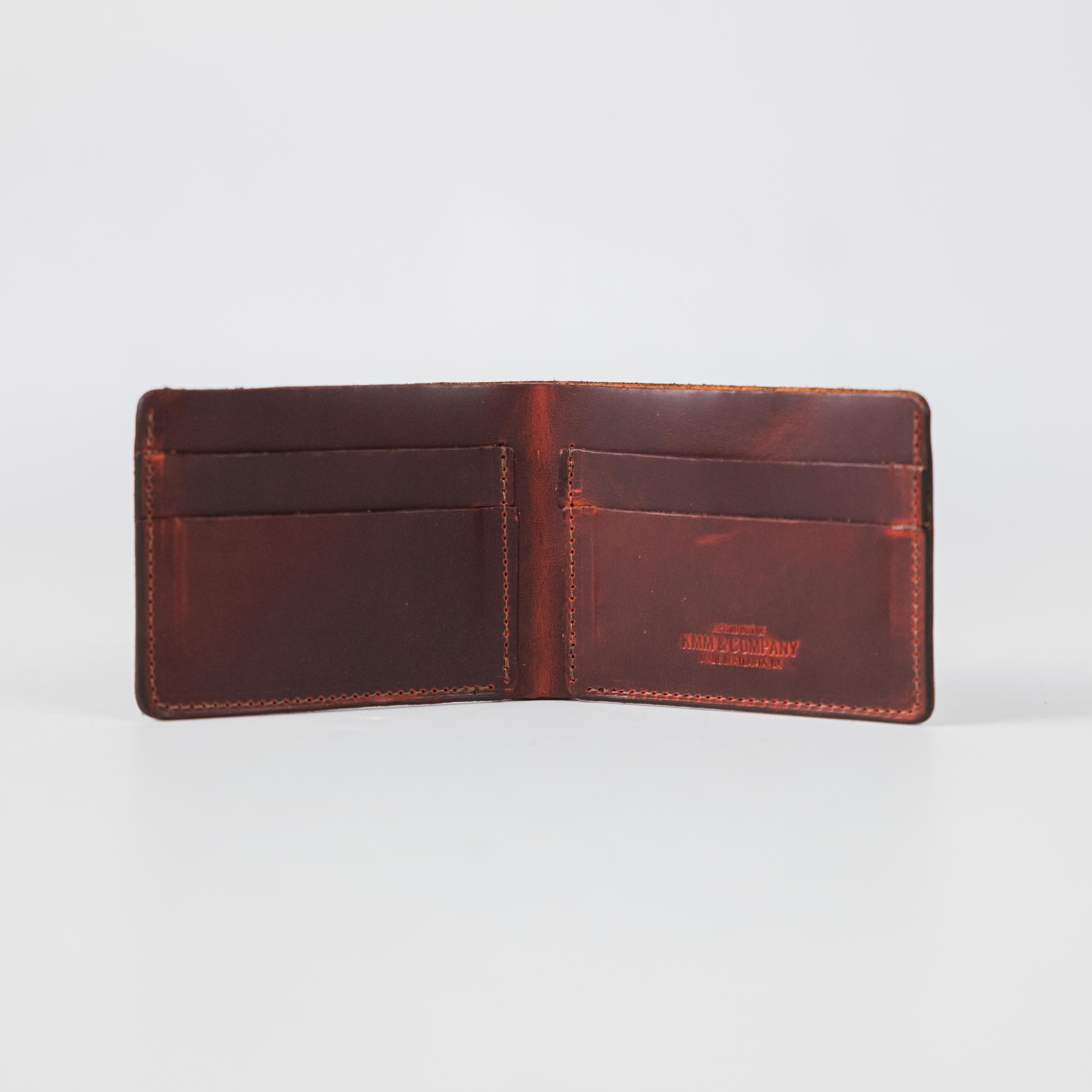 Timber Roanoke Billfold- leather billfold wallet - mens leather bifold wallet - KMM & Co.