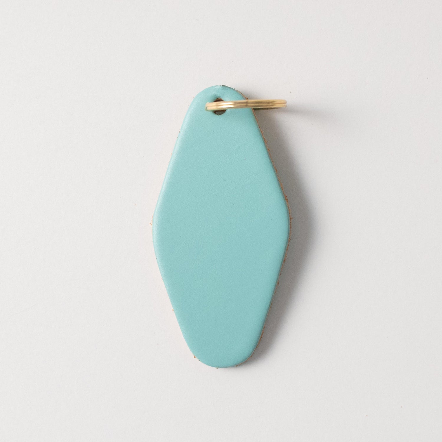 Topaz Hotel Key Fob- leather keychain - leather key holder - leather key fob - KMM & Co.