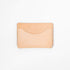 Vegetable Tan Card Case- mens leather wallet - leather wallets for women - KMM & Co.