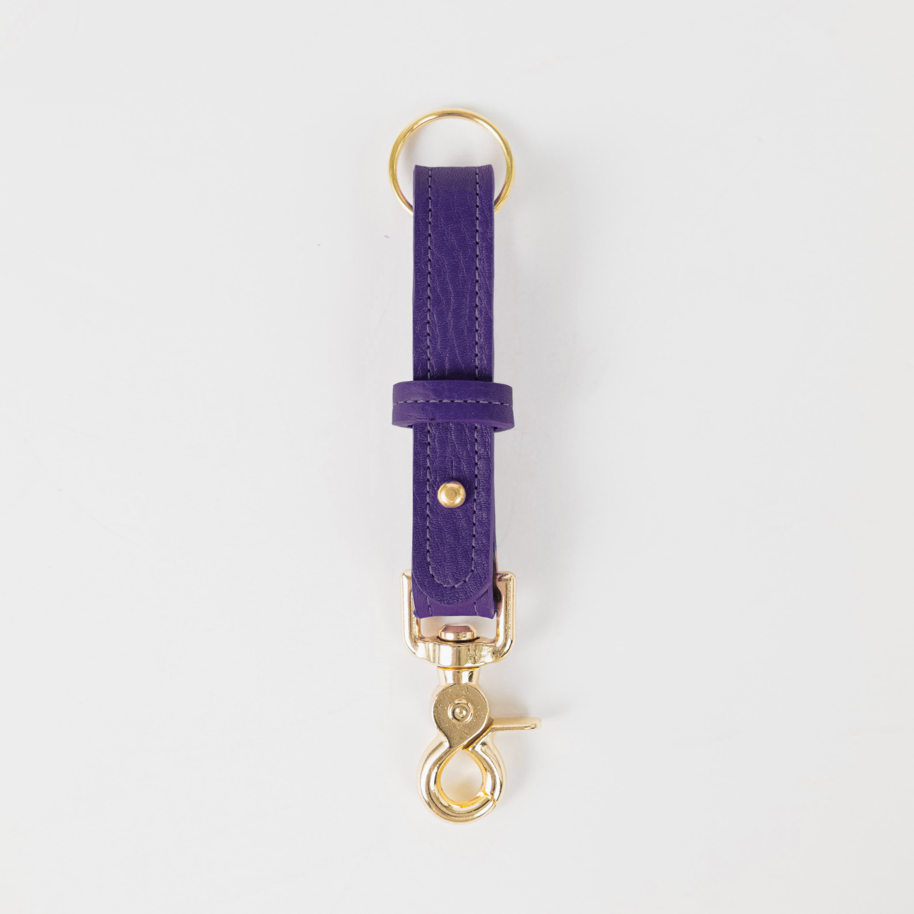Violet Cypress Key Lanyard- leather keychain for men and women - KMM & Co.