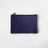Violet Cypress Small Zip Pouch- small zipper pouch - leather zipper pouch - KMM & Co.