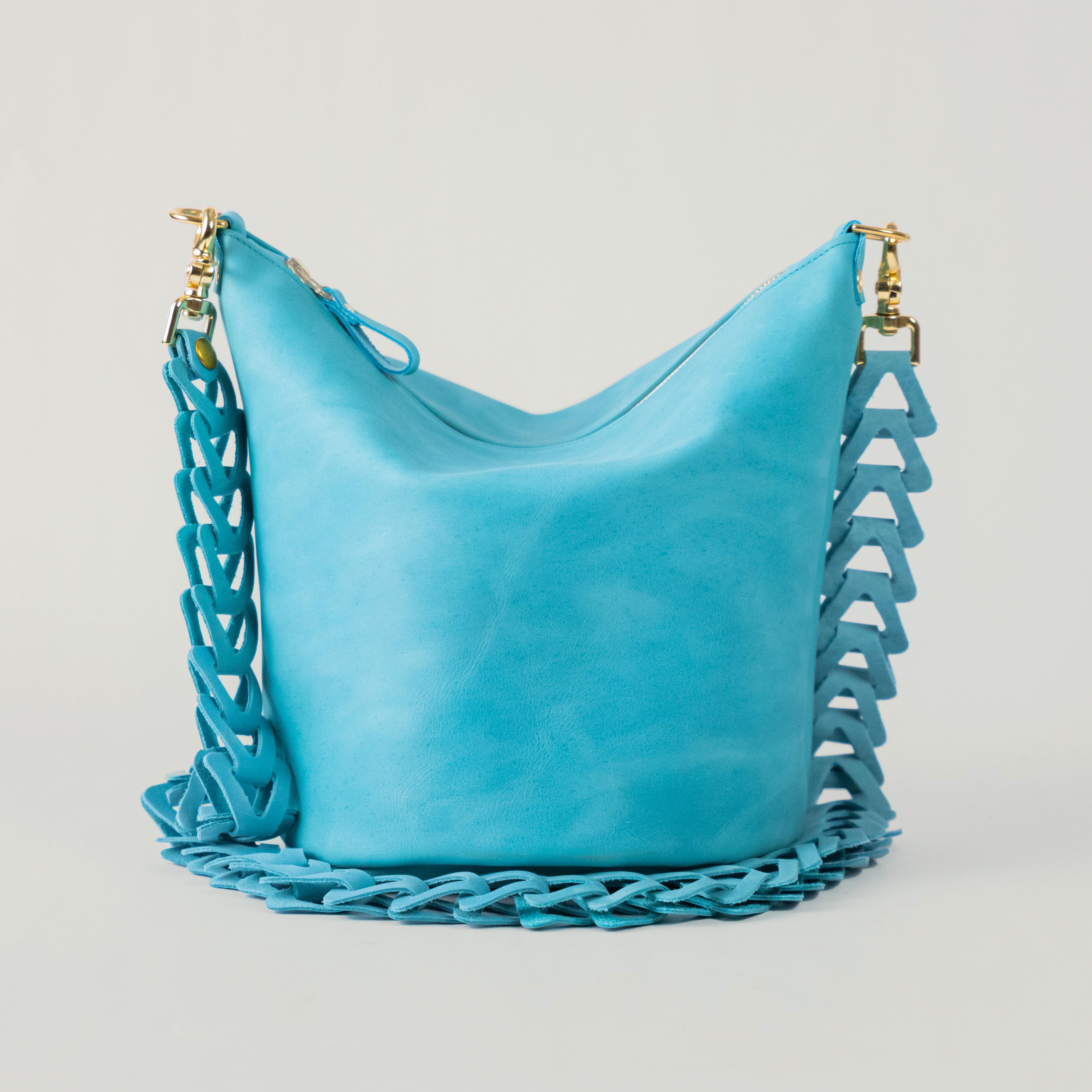 Denver Zip-Top Bucket Bag