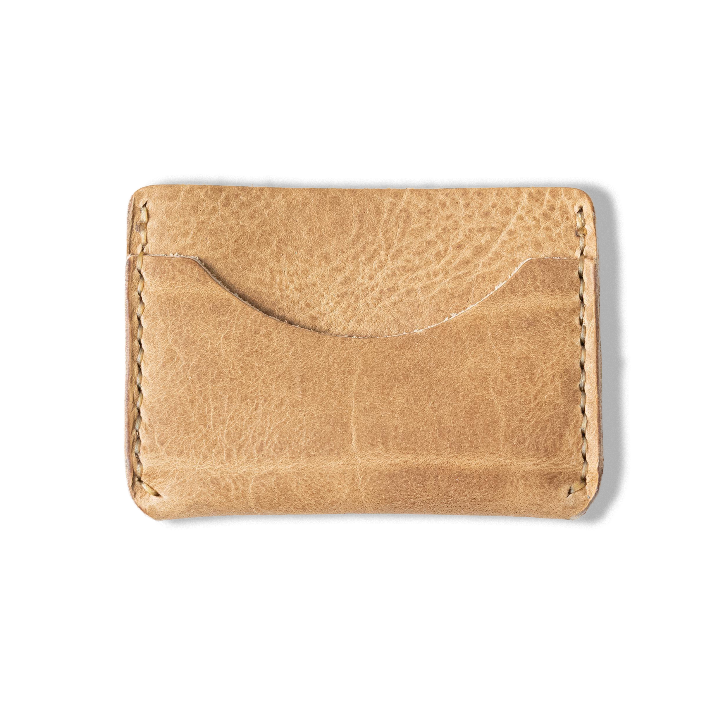 Beige Bison Card Case