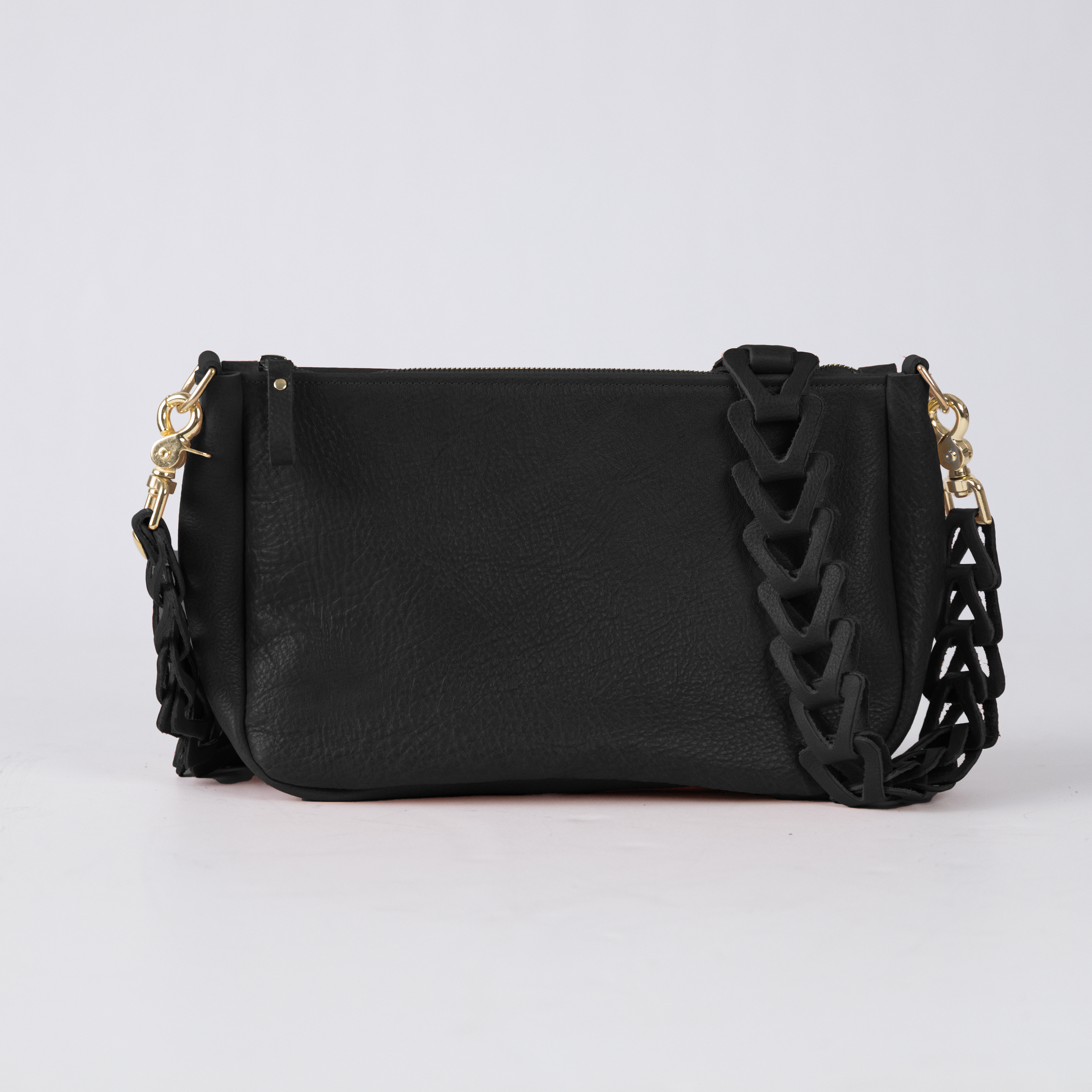Black Bulldog Crossbody Bag