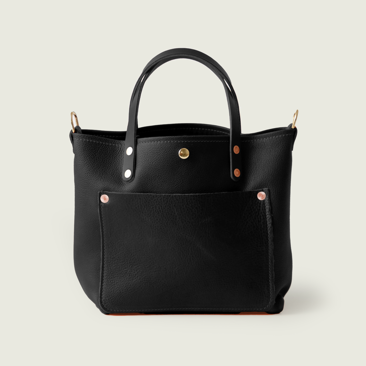 Black Bulldog Mini Travel Tote