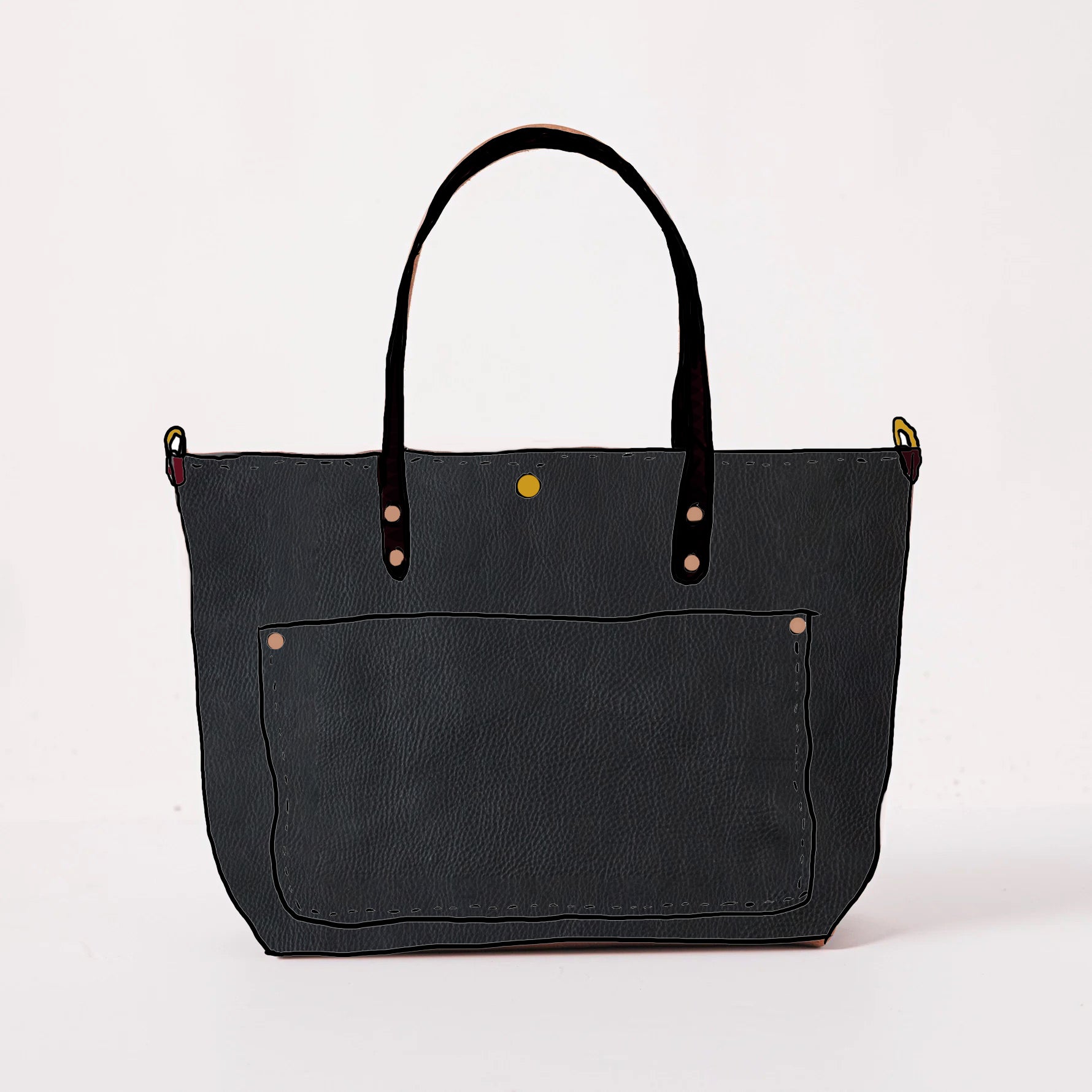 Black Cypress East West Travel Tote