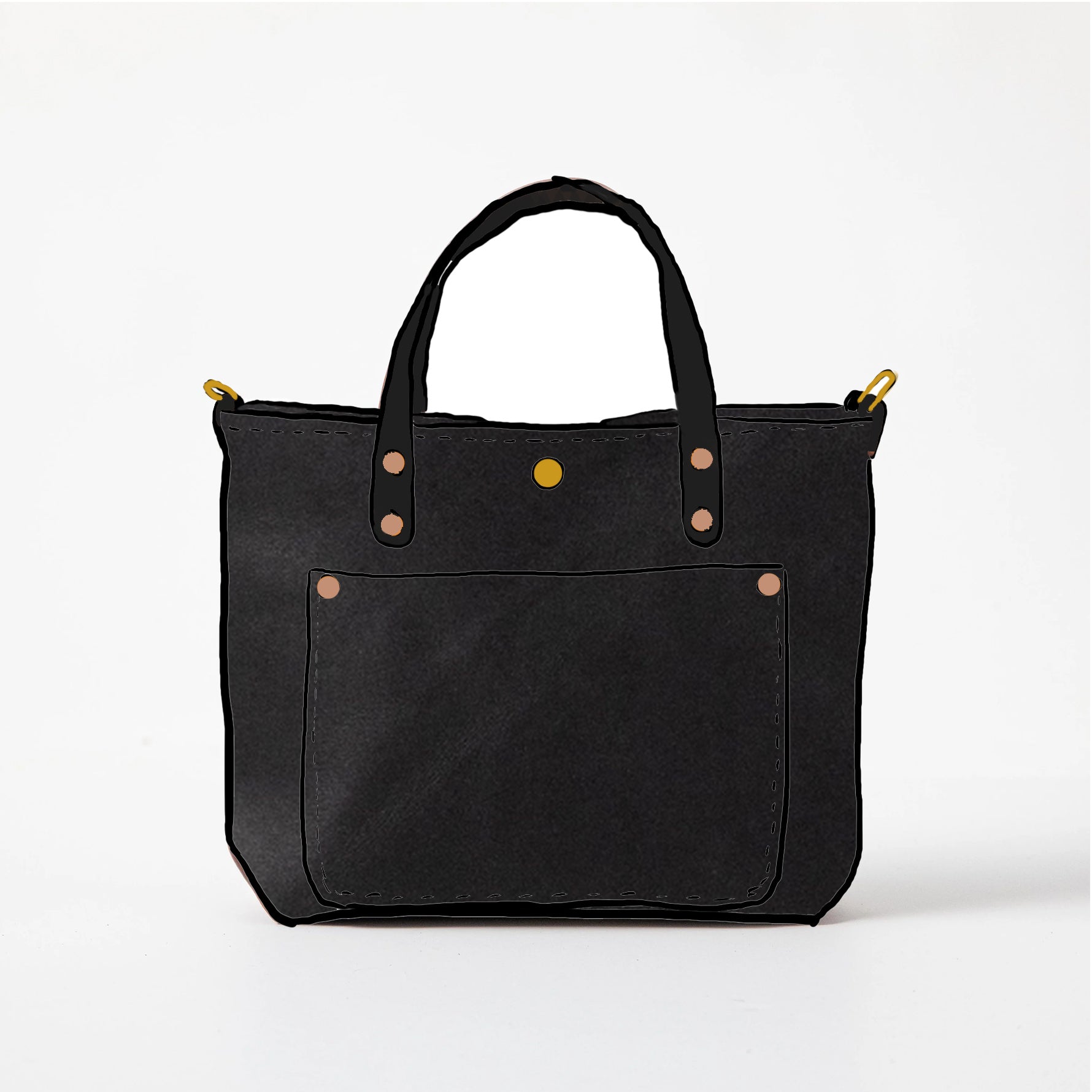 Black Harvest Mini Travel Tote