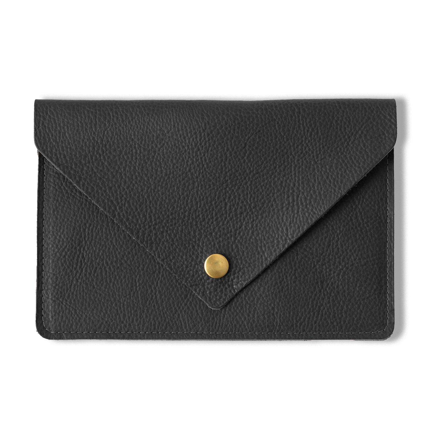 Black Kodiak Leather Clutch