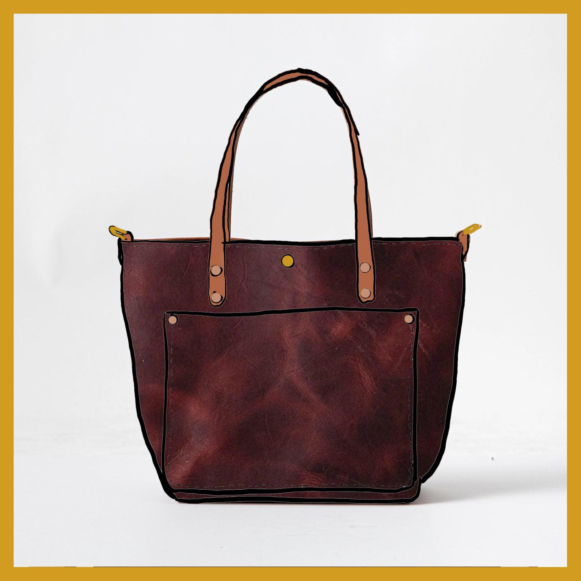 Scratch-and-Dent Blood Moon Travel Tote