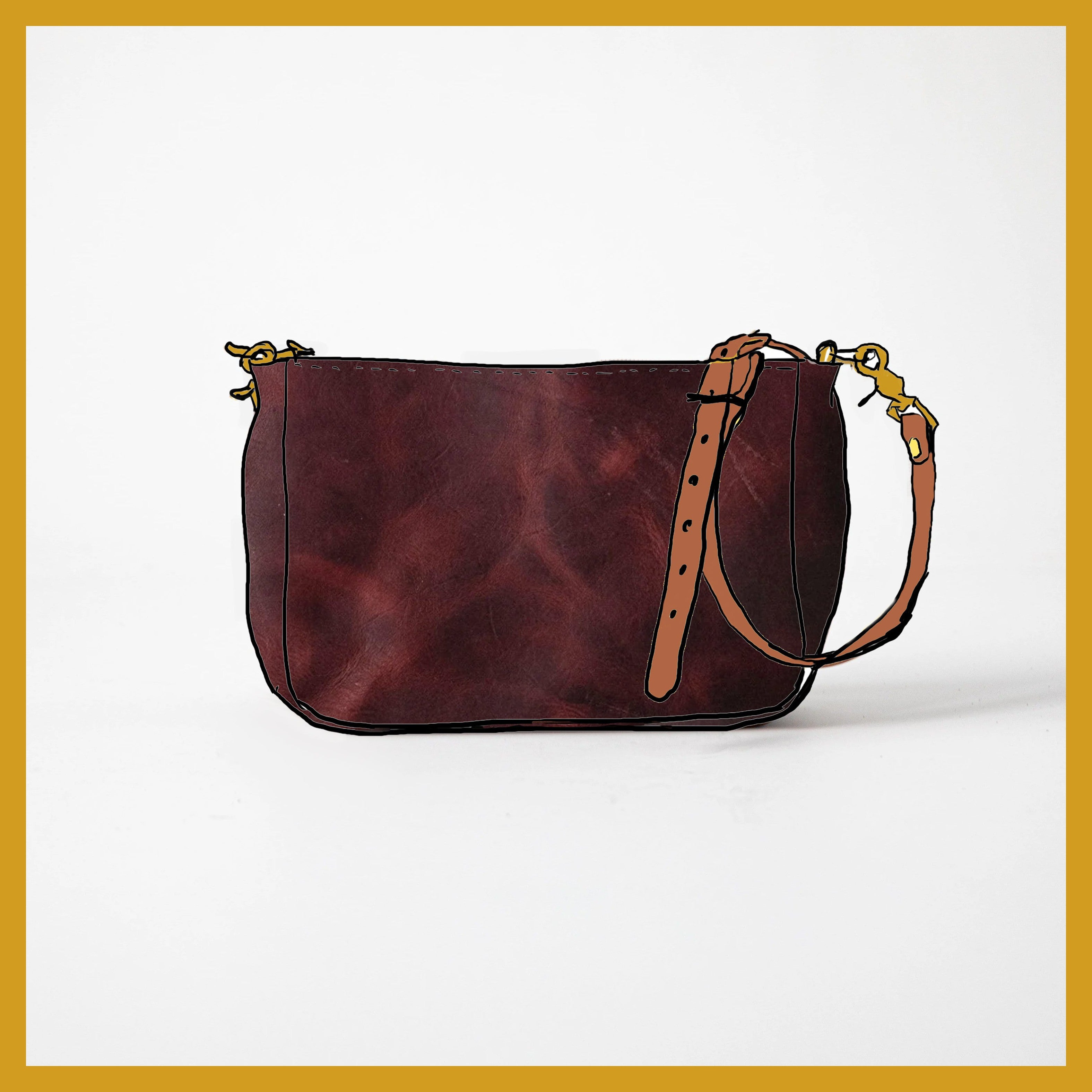 Scratch-and-Dent Blood Moon Crossbody Bag