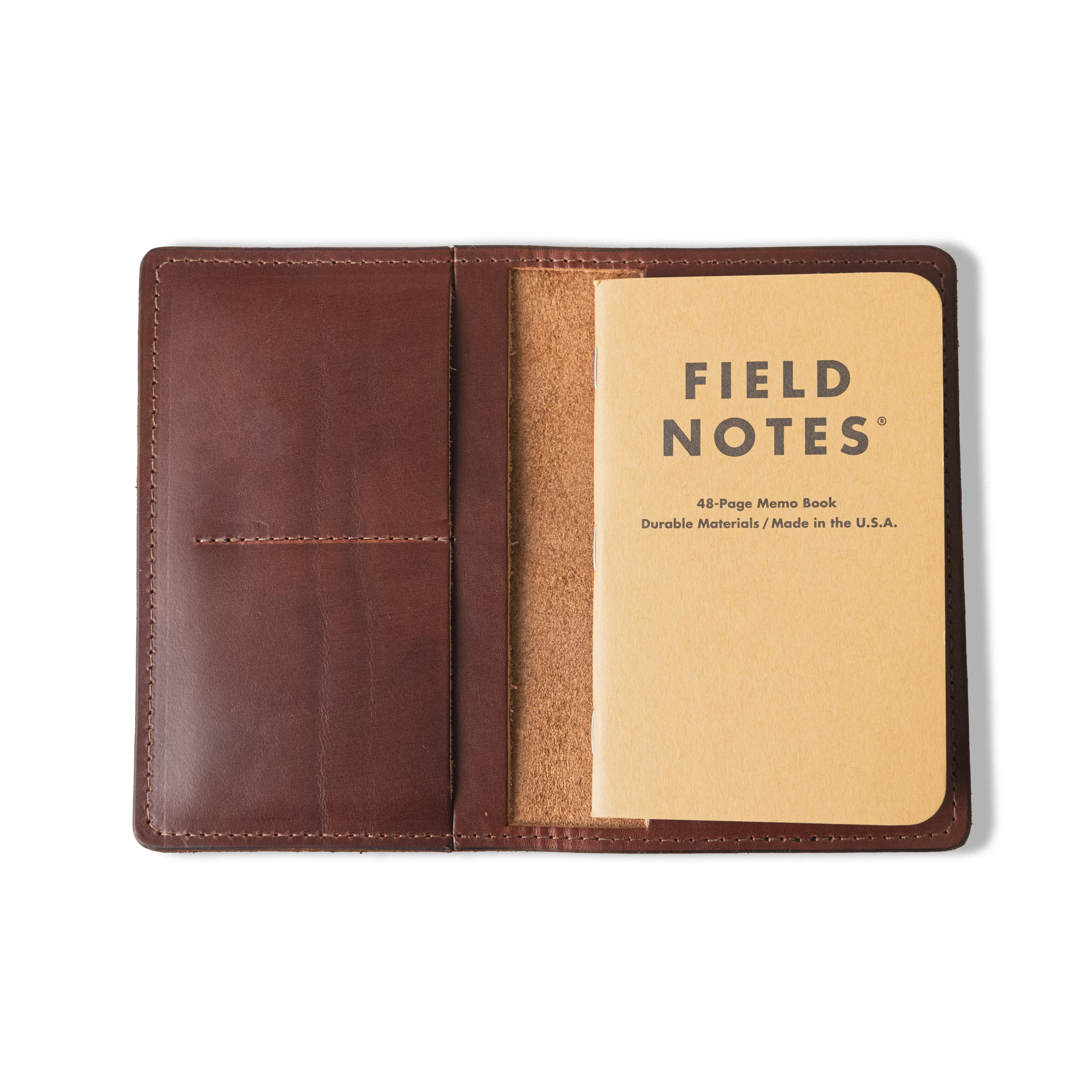 British Tan Double Shot Passport Wallet