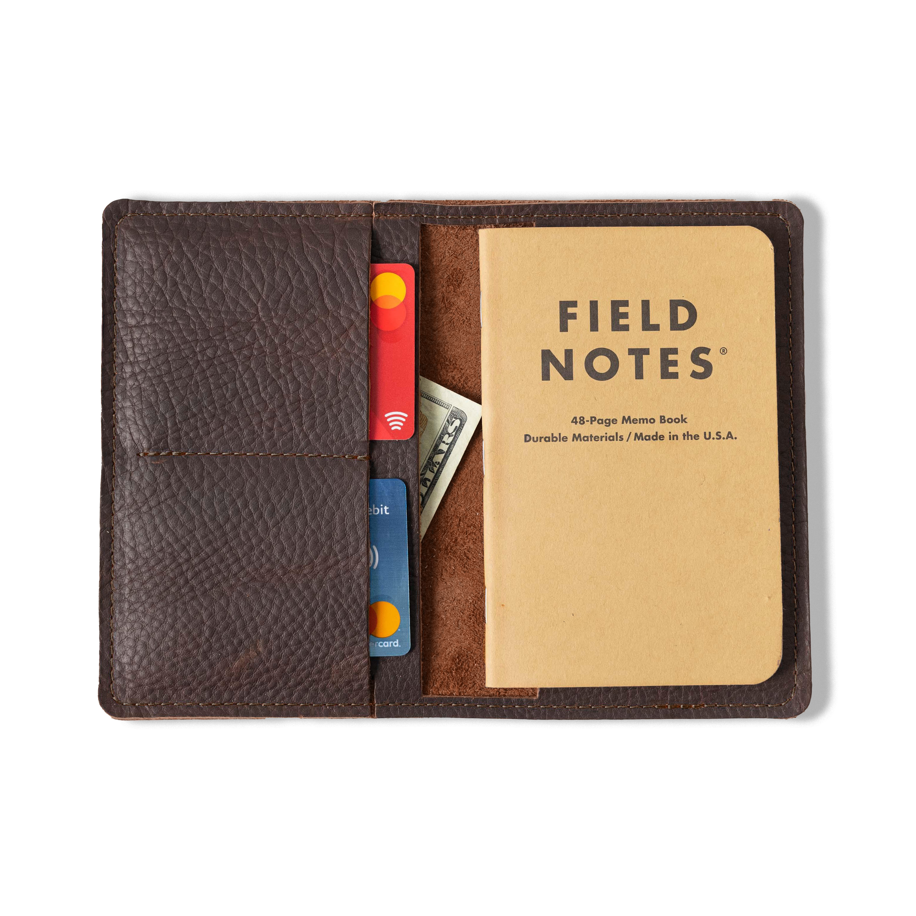Brown Kodiak Passport Wallet