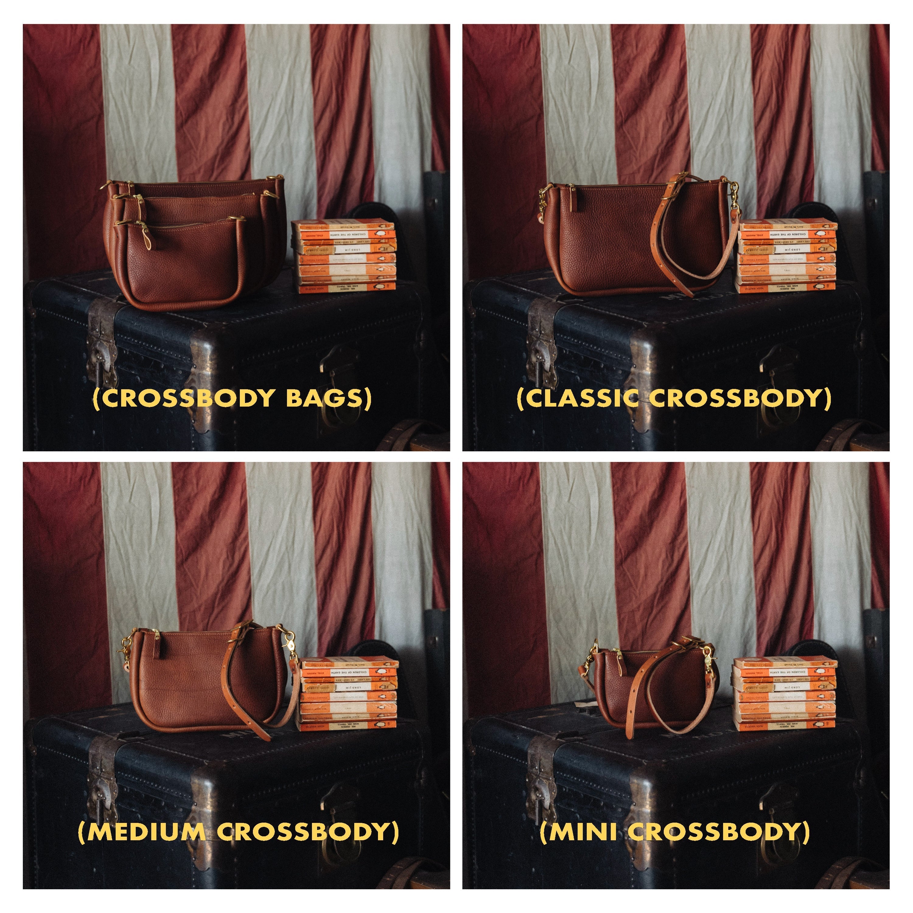 Scratch-and-Dent Honey Bulldog Medium Crossbody Bag